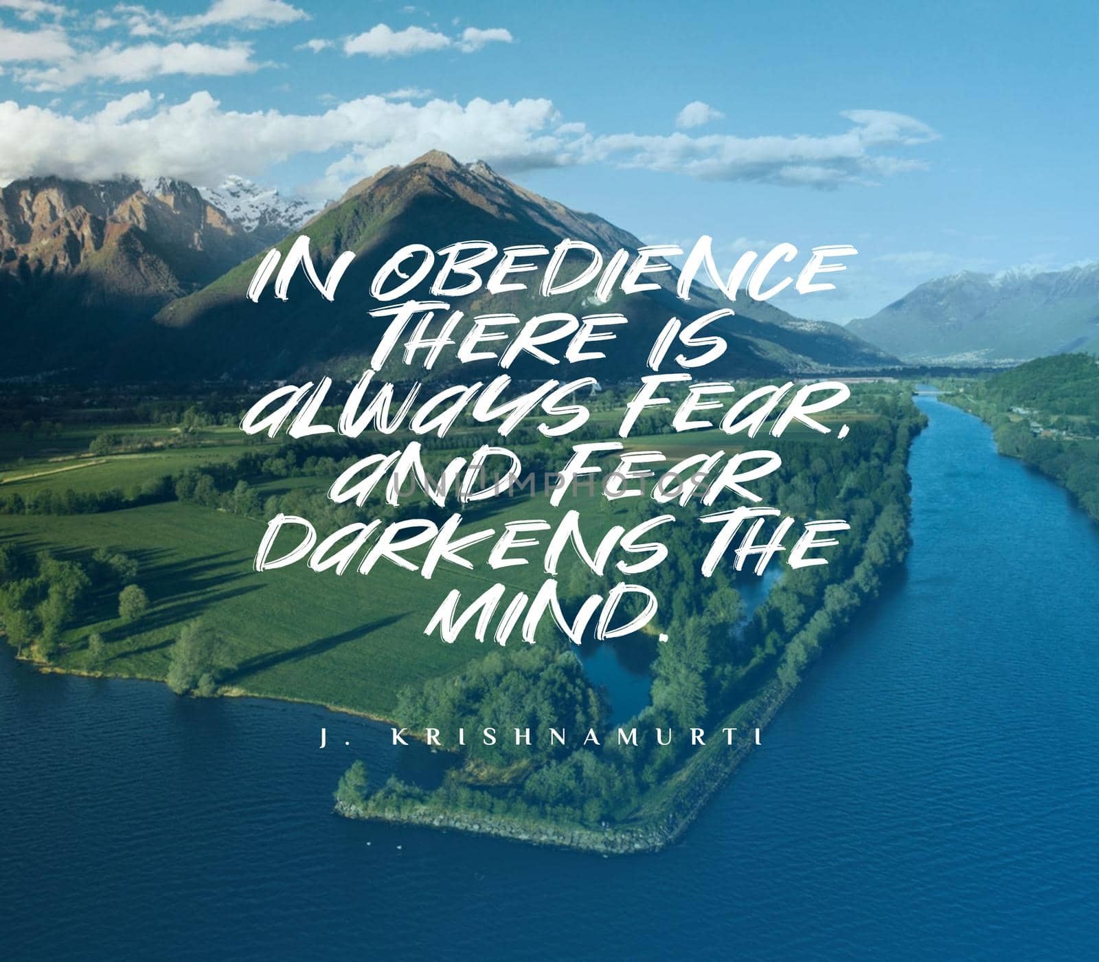 Quote,inspirational text. I love my enemies for two reasons: They inspire me to recognize my weakness. They also inspire me to perfect my imperfect nature..