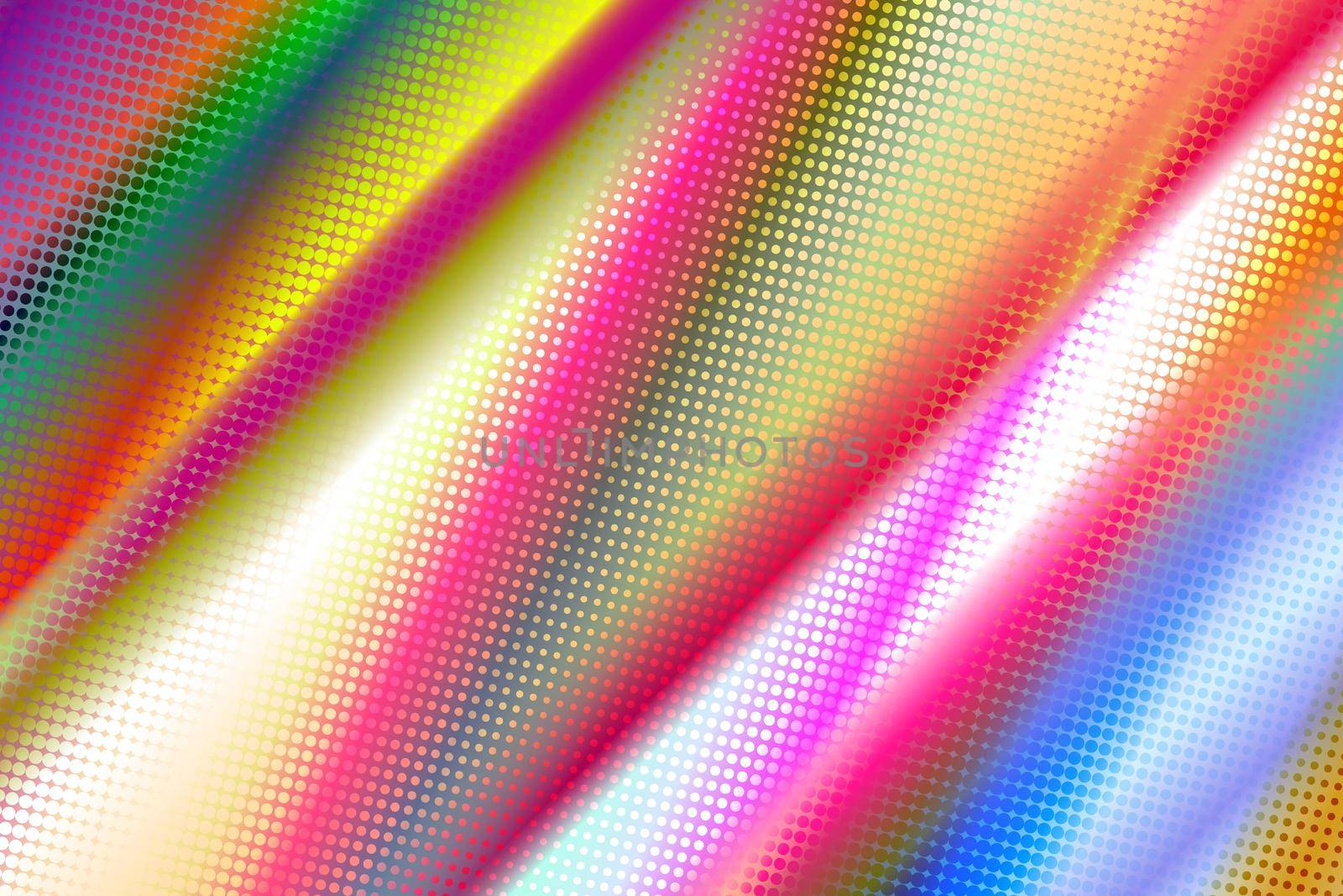 Futuristic abstract colorful geometric background. Creative illustration in halftone style with rainbow gradient. Pattern for wallpaper, banner, web page, .