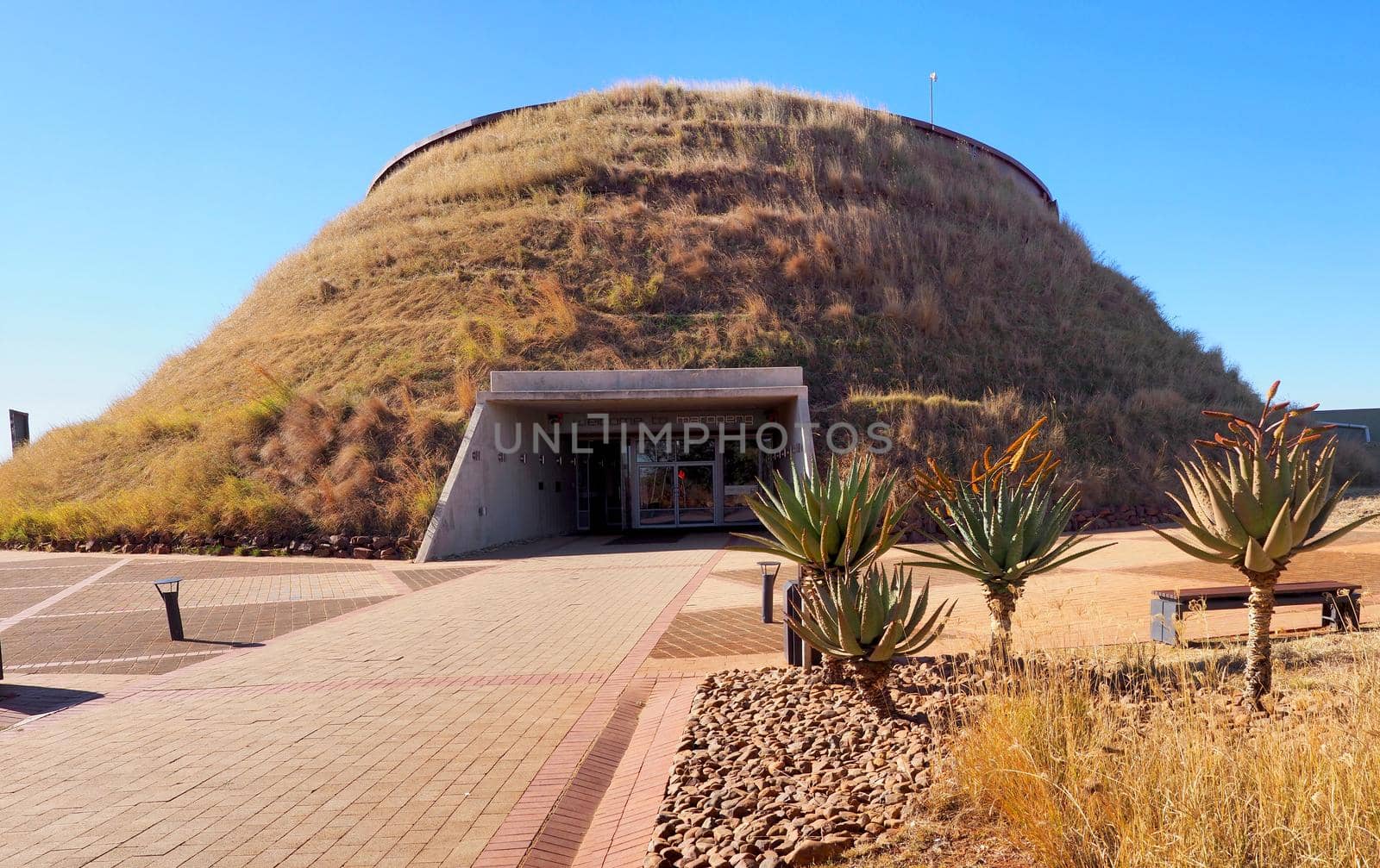 2 July 2019 - Maropeng, Johannesburg, South Africa : The Maropeng Exhibition Centre at the Cradle of Humankind, Johannesburg, South Africa by fivepointsix