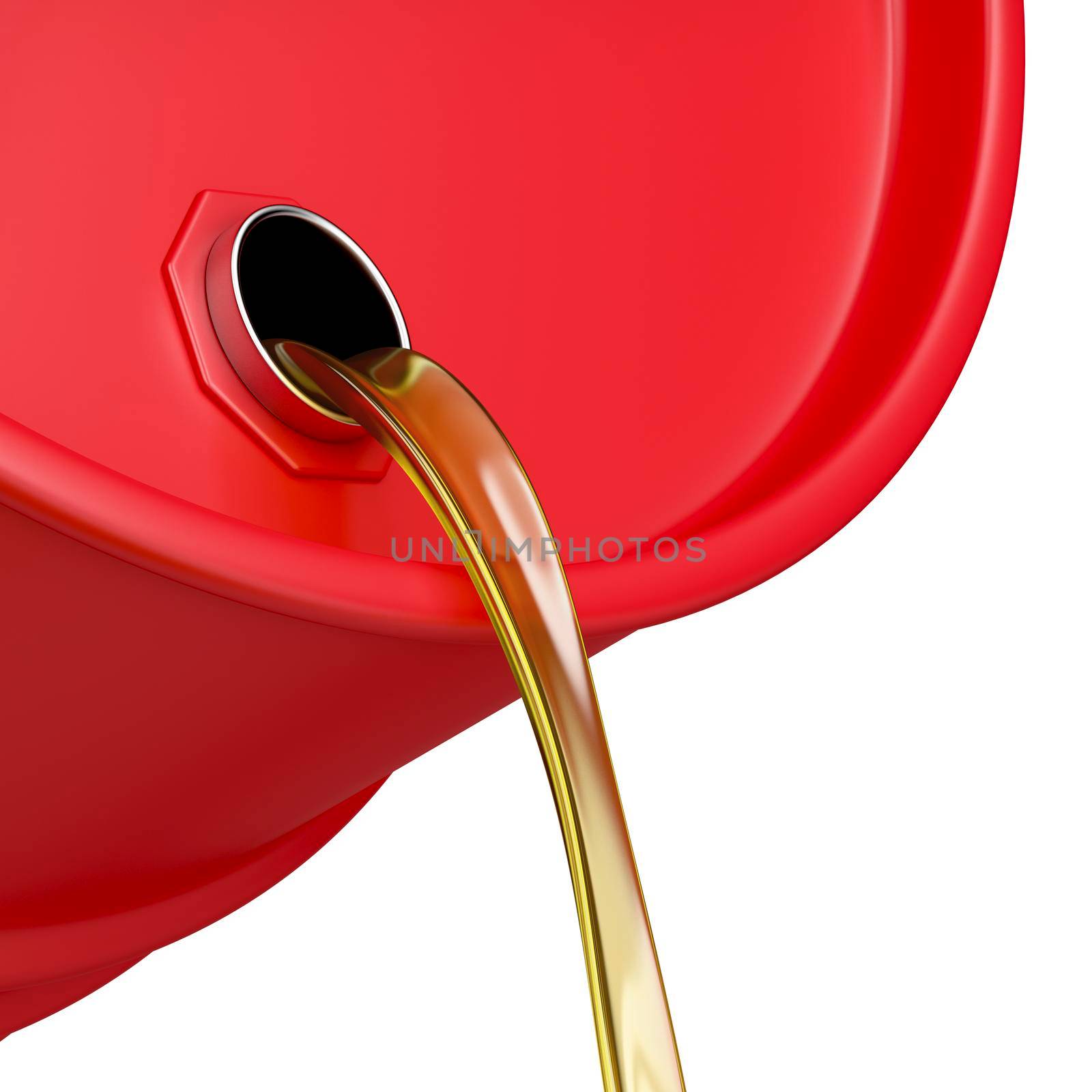 Pouring motor oil by magraphics