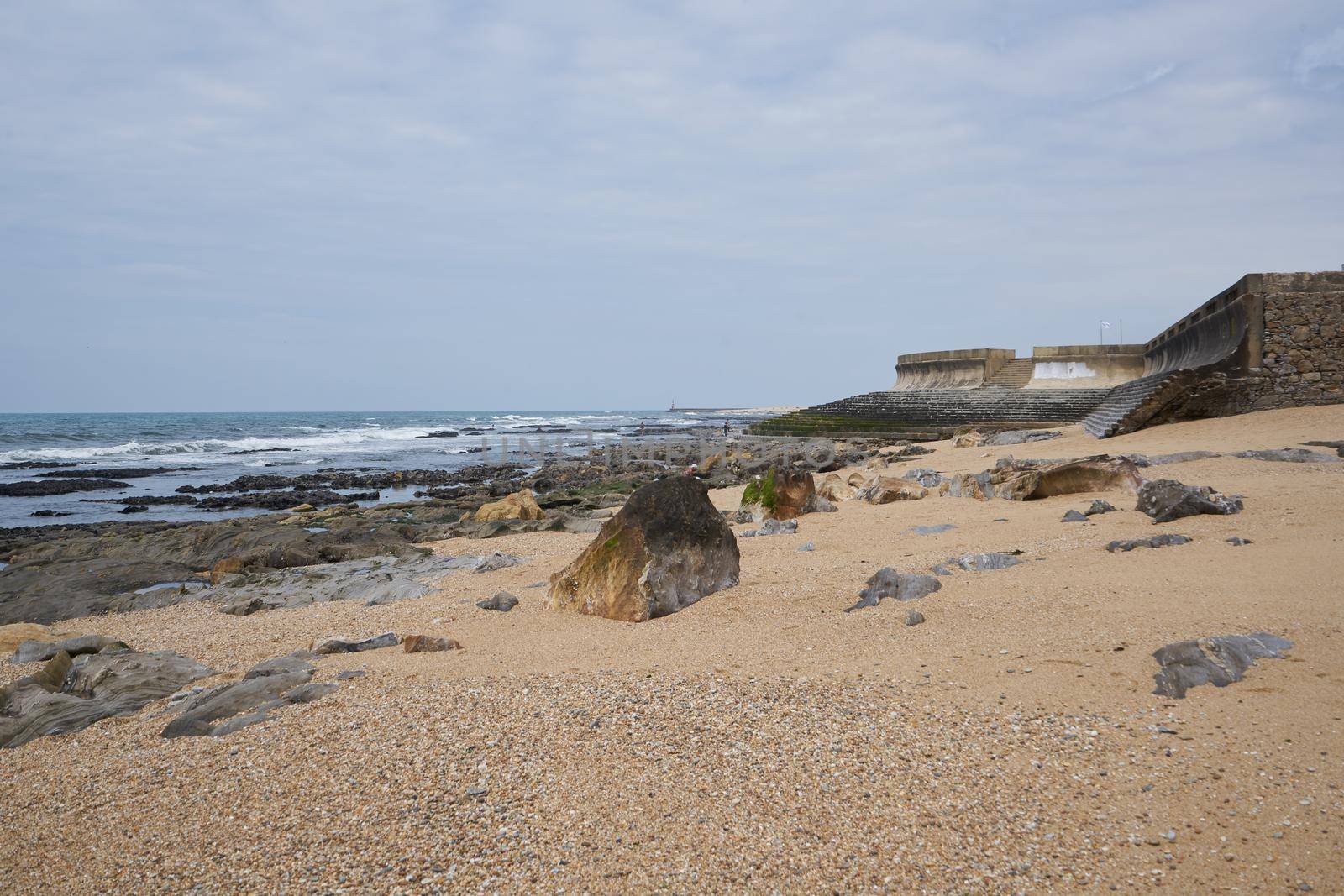 Granja beach in Arcozelo, Portugal