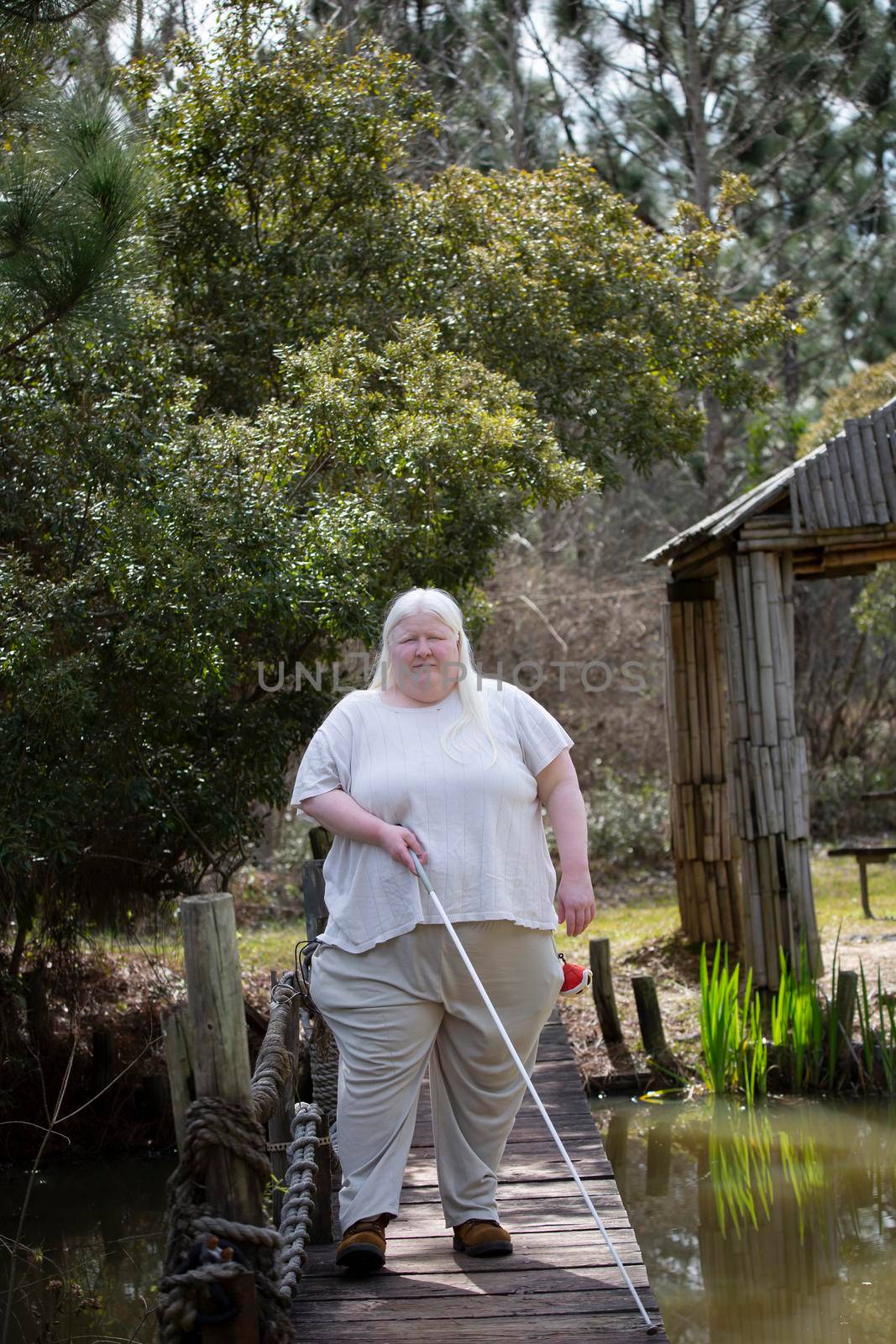 Blind Woman on a Bridge by tornado98