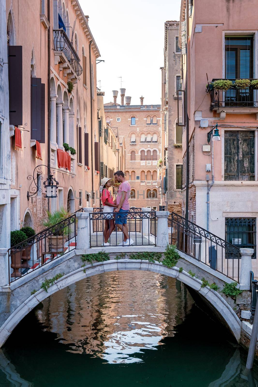Canals of Venice Italy during summer in Europe,Architecture and landmarks of Venice by fokkebok