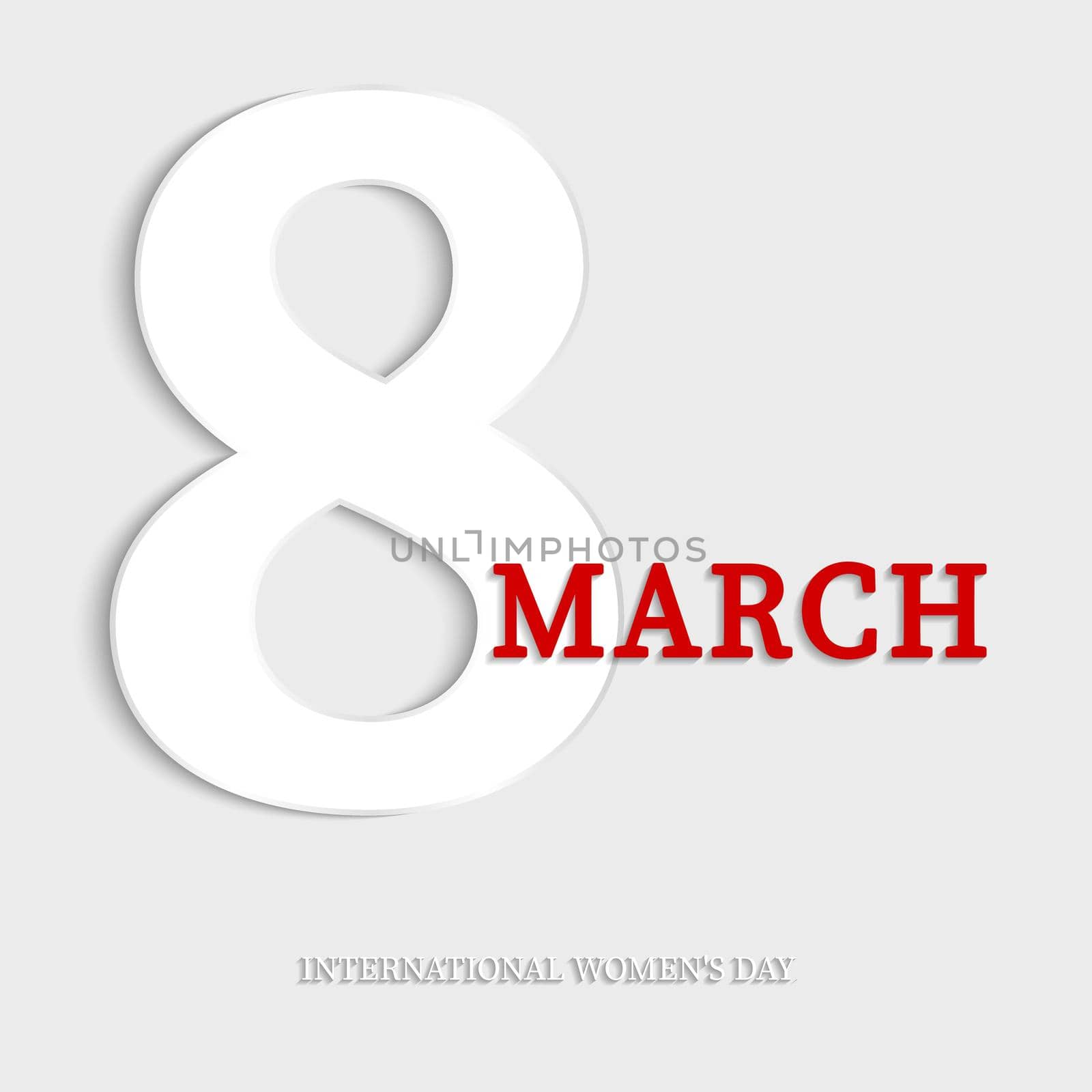 International Women's Day, greeting card. 8 March. Happy Mother's Day. Trendy template design. Holiday concept for card, poster, banner. Vector illustration EPS 10