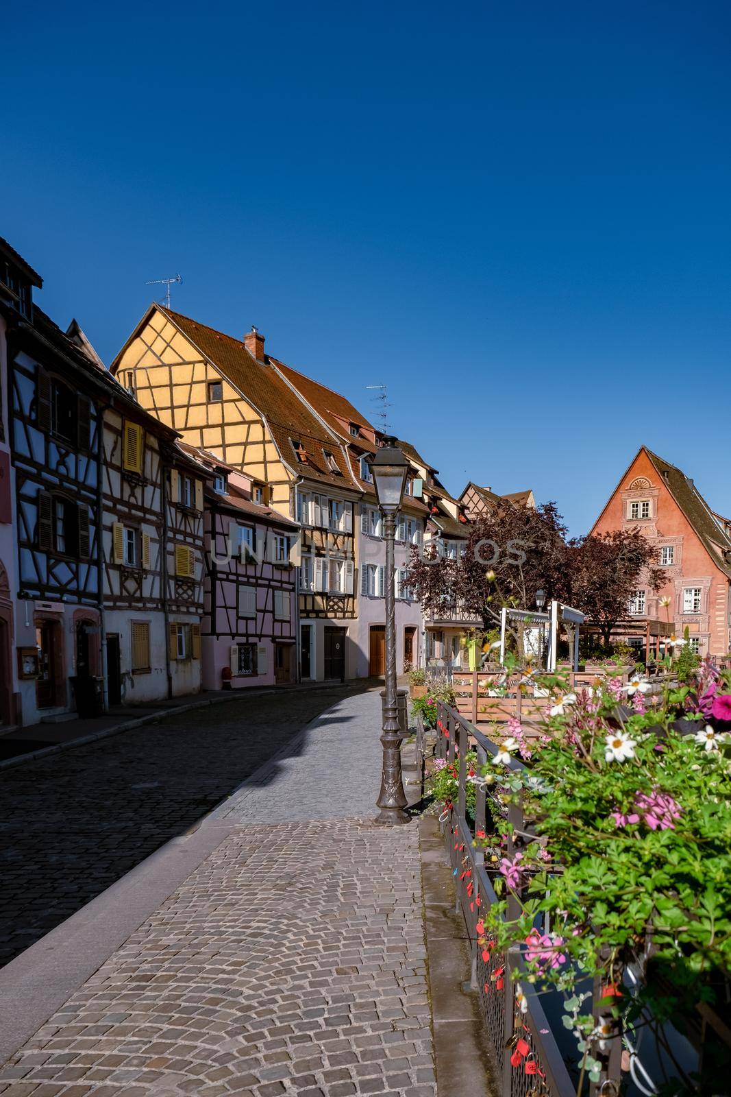 Beautiful view of colorful romantic city Colmar, France, Alsace . Europe