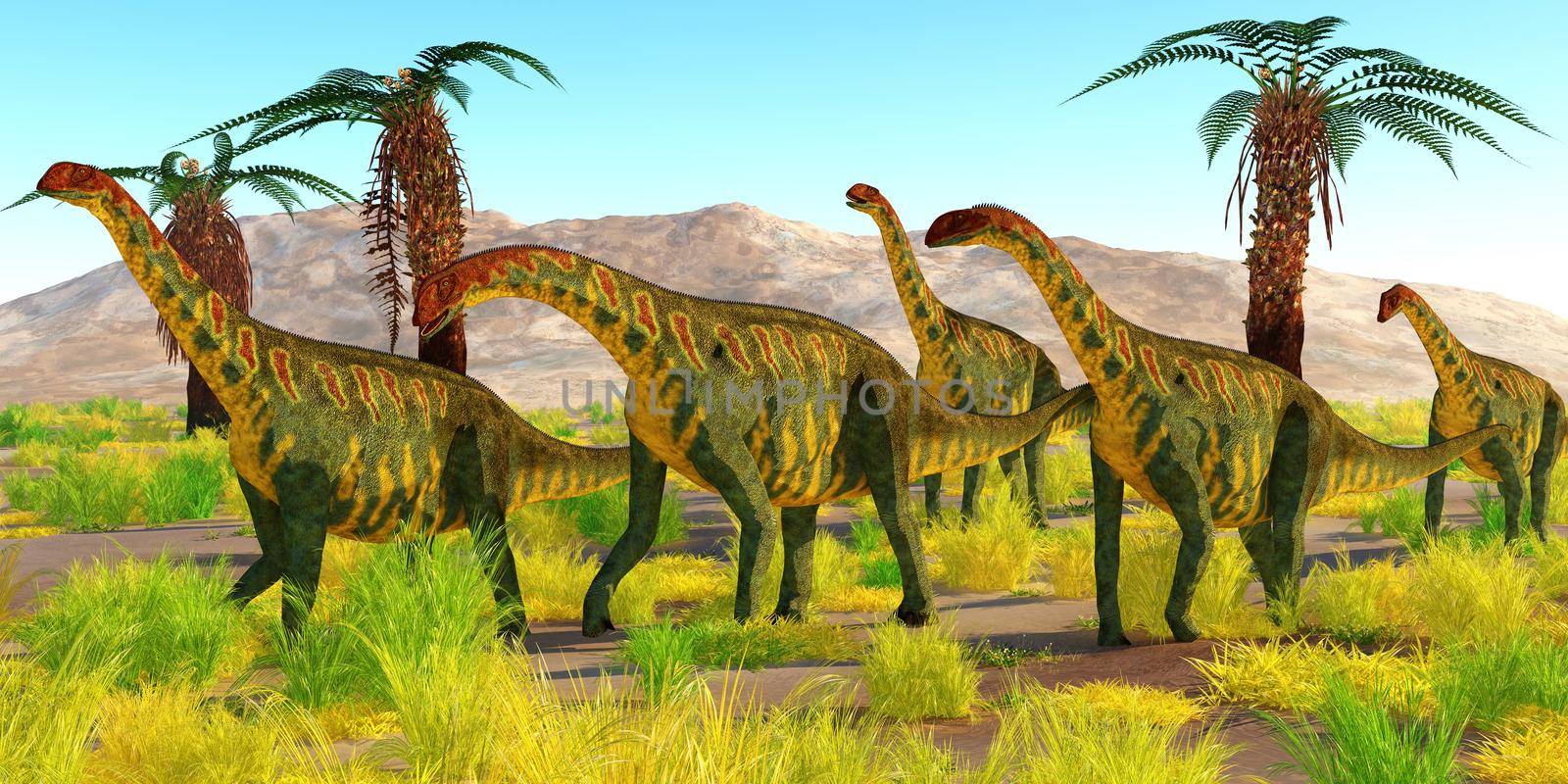 Jobaria Dinosaurs by Catmando