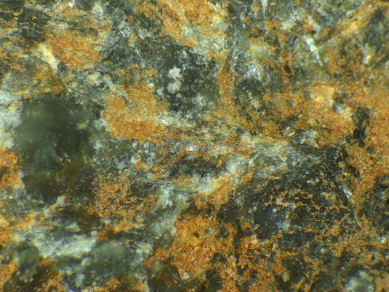 Corundum in a macro shot