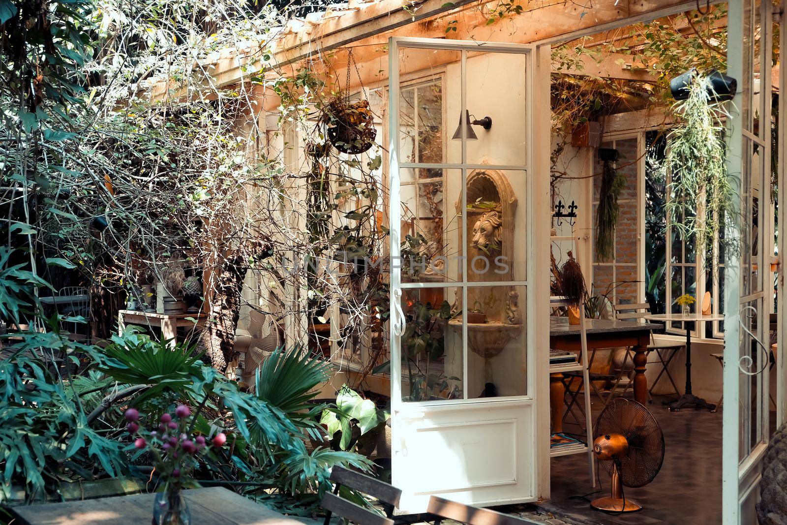 Image of Vintage Dining Room in garden
