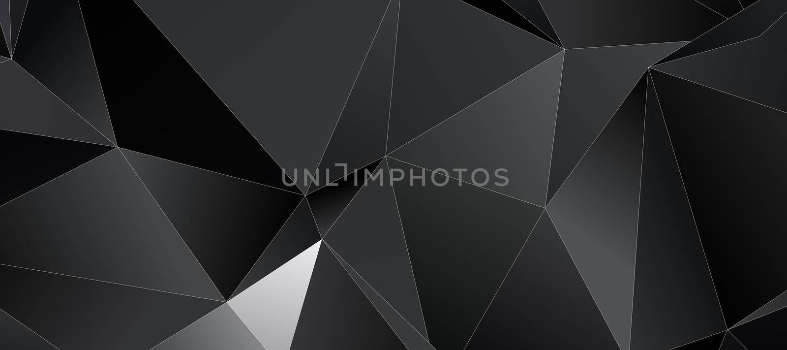 Abstract black triangle background with thin white stroke by dutourdumonde