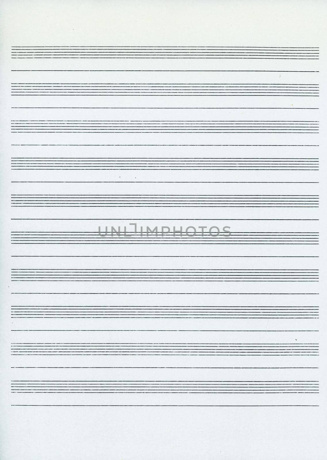 staff paper for music notation by claudiodivizia