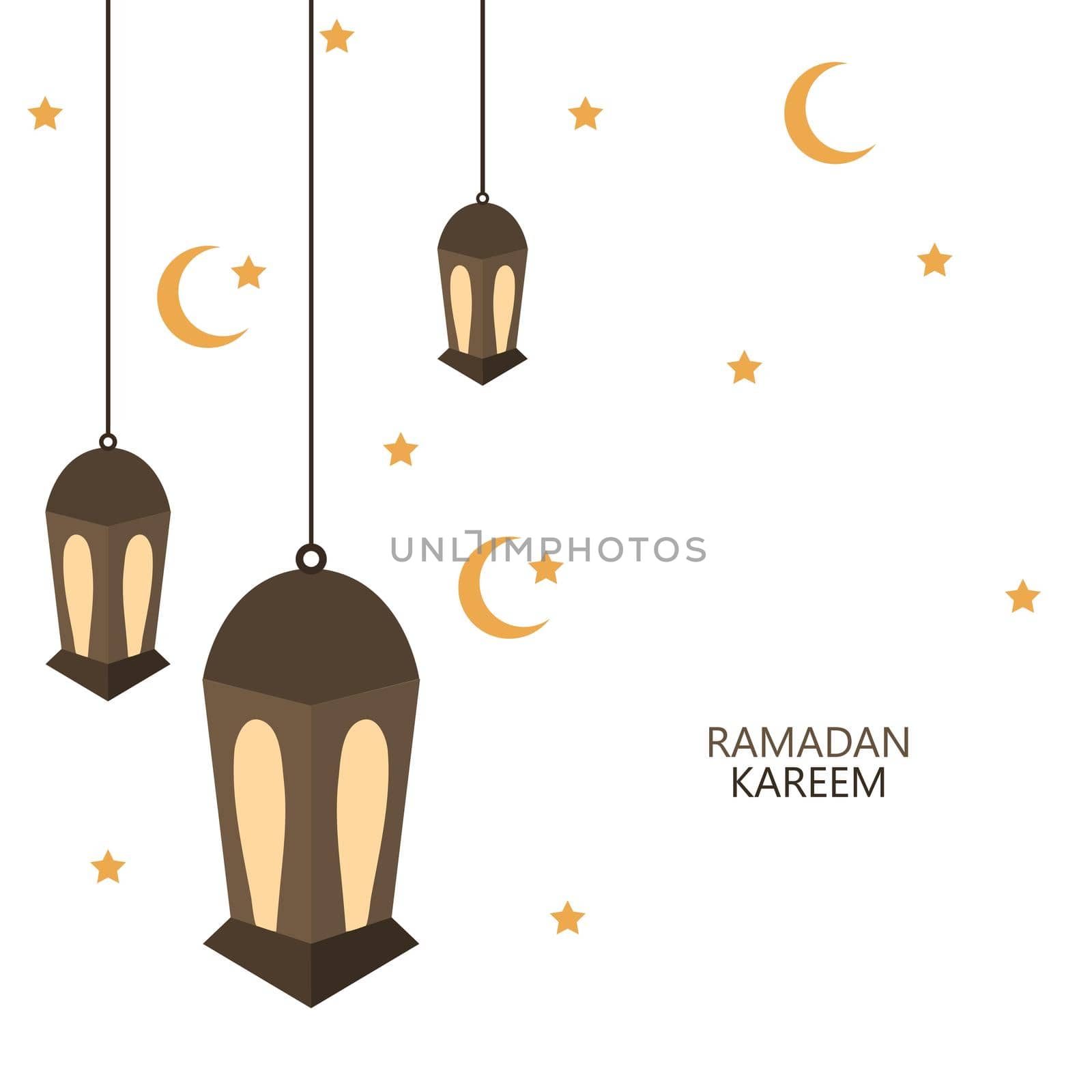 Vector modern ramadan kareem background design. Eps10