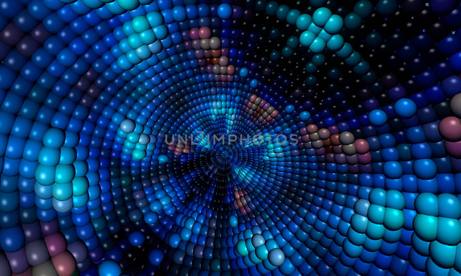 Abstract texture background with blue spheres. Design, Art