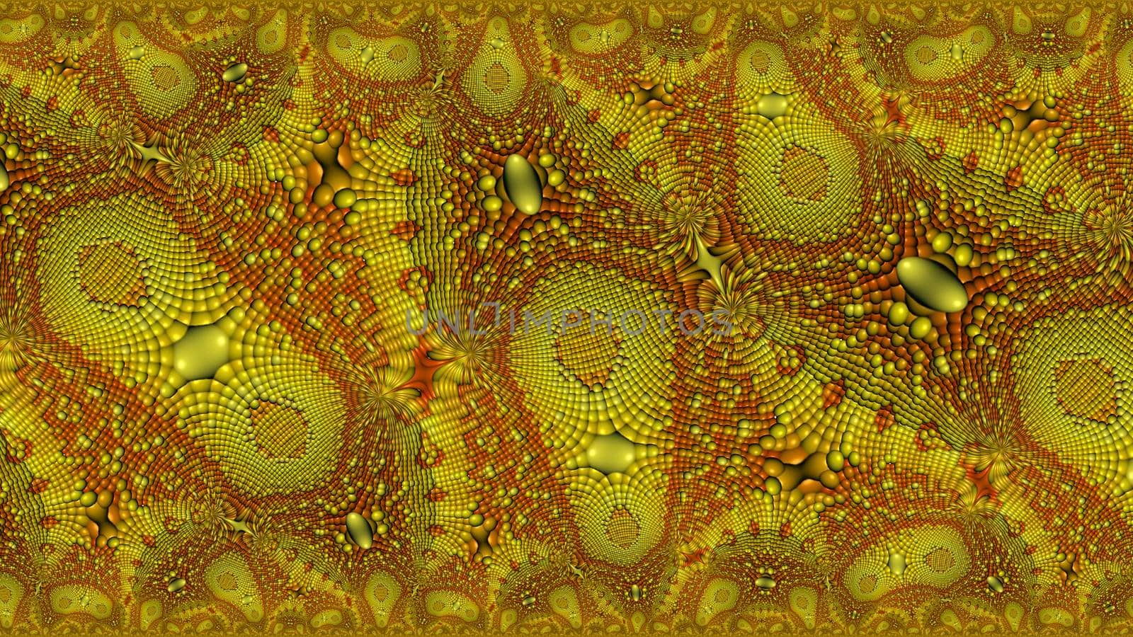Abstract texture background with yellow spheres. Design, Art