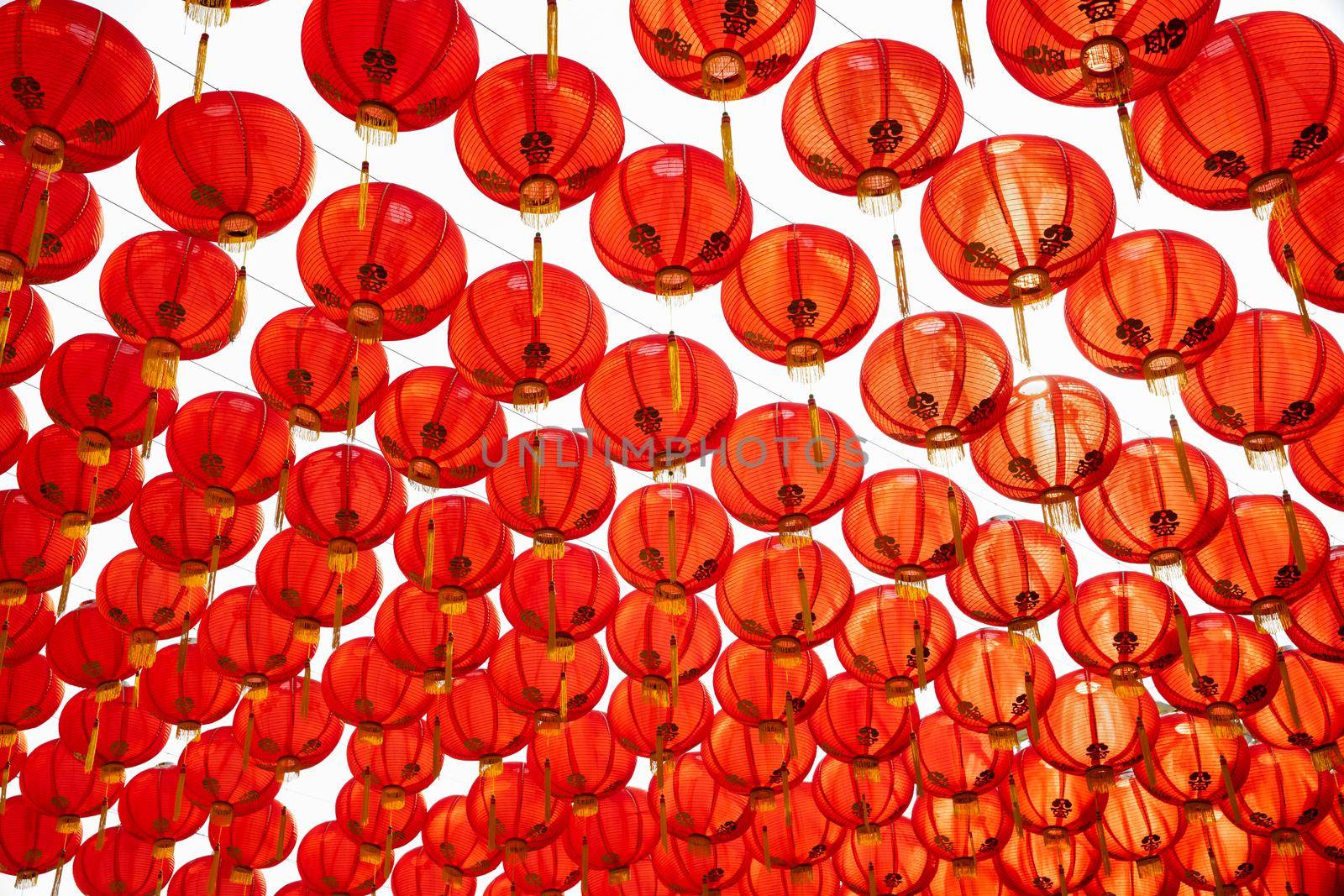 Chinese new year lanterns in china town area. by toa55