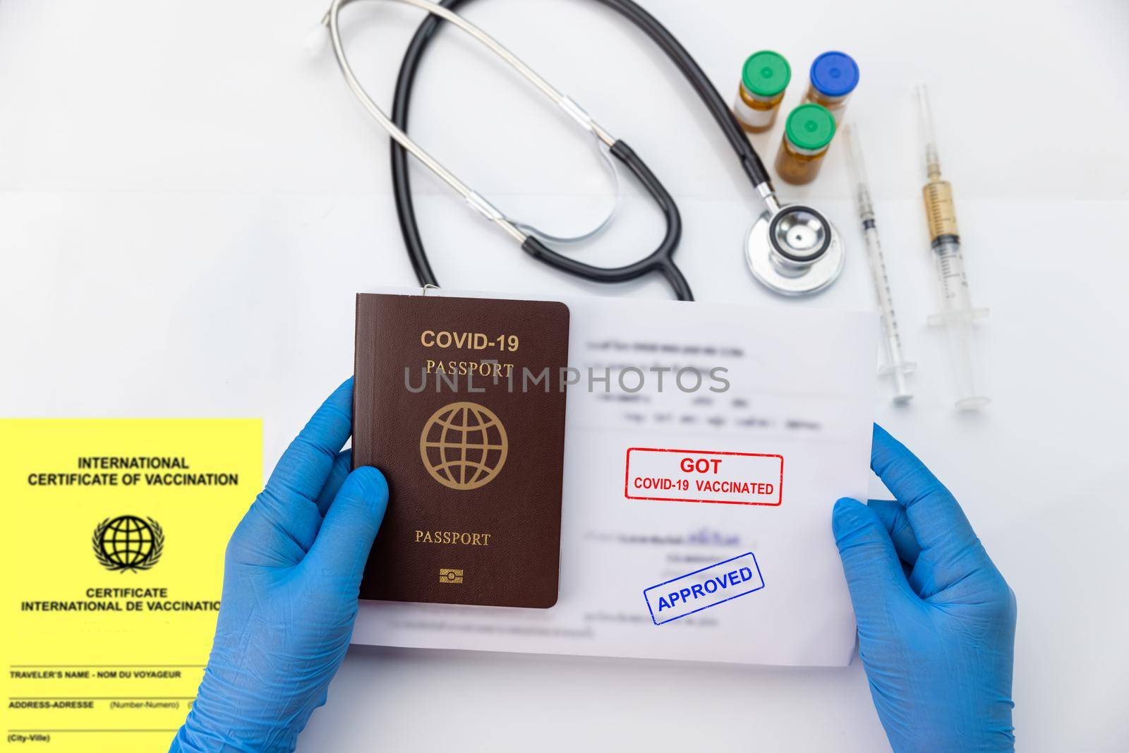 Get vaccinated  before travel