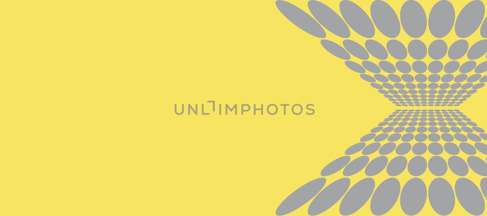Illustration of abstract gray patterns on a yellow background. High quality photo