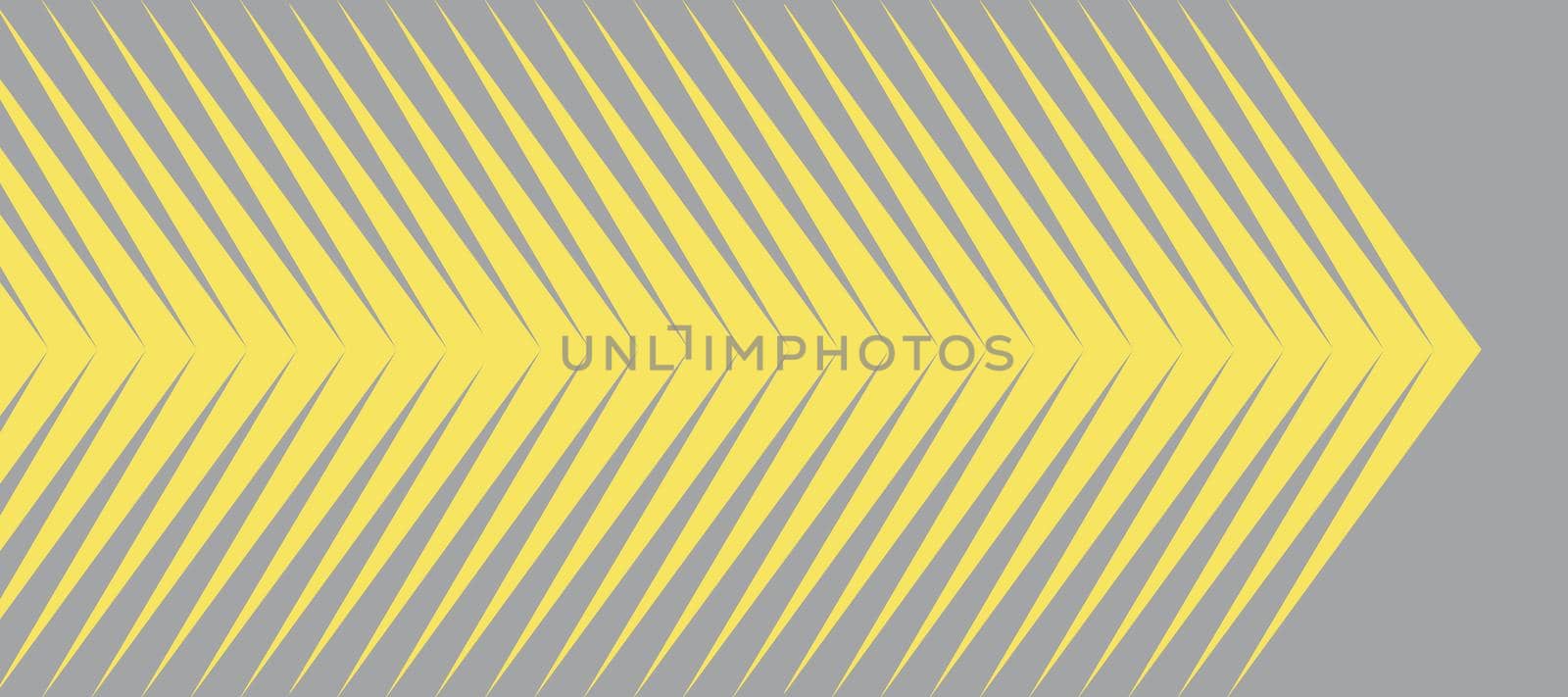 Illustration of abstract yellow lines on a gray background. . High quality photo