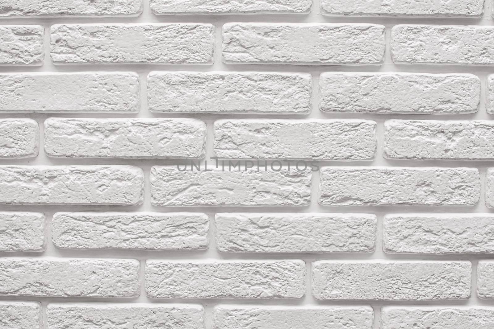 abstract white brick wall texture for background. interior decoration of the premises. High quality photo