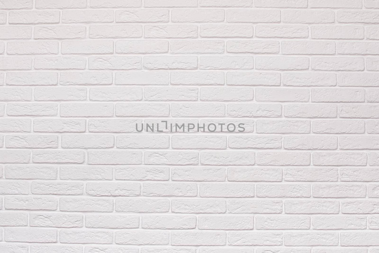 white brick wall texture for pattern background. copy space. by ja-aljona