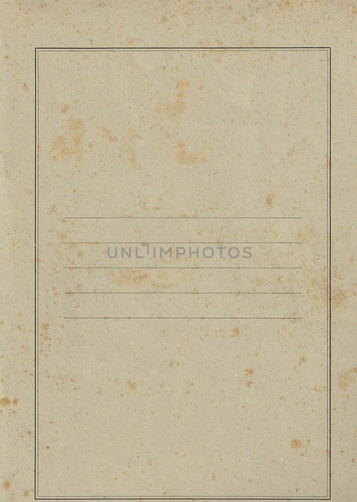 vintage brown paper form by claudiodivizia