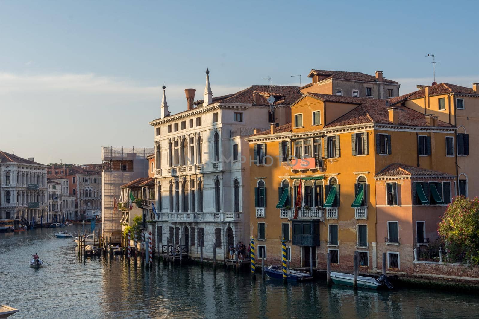 discovery of the city of Venice and its small canals and romantic alleys, Italy