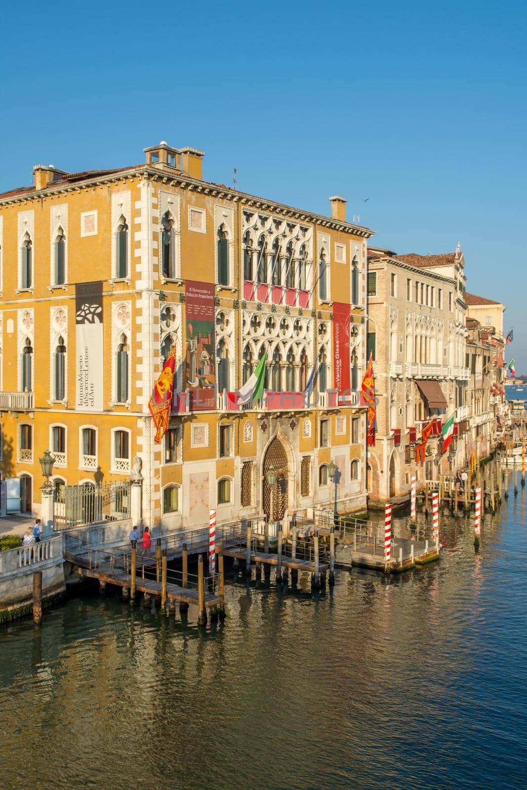discovery of the city of Venice and its small canals and romantic alleys, Italy