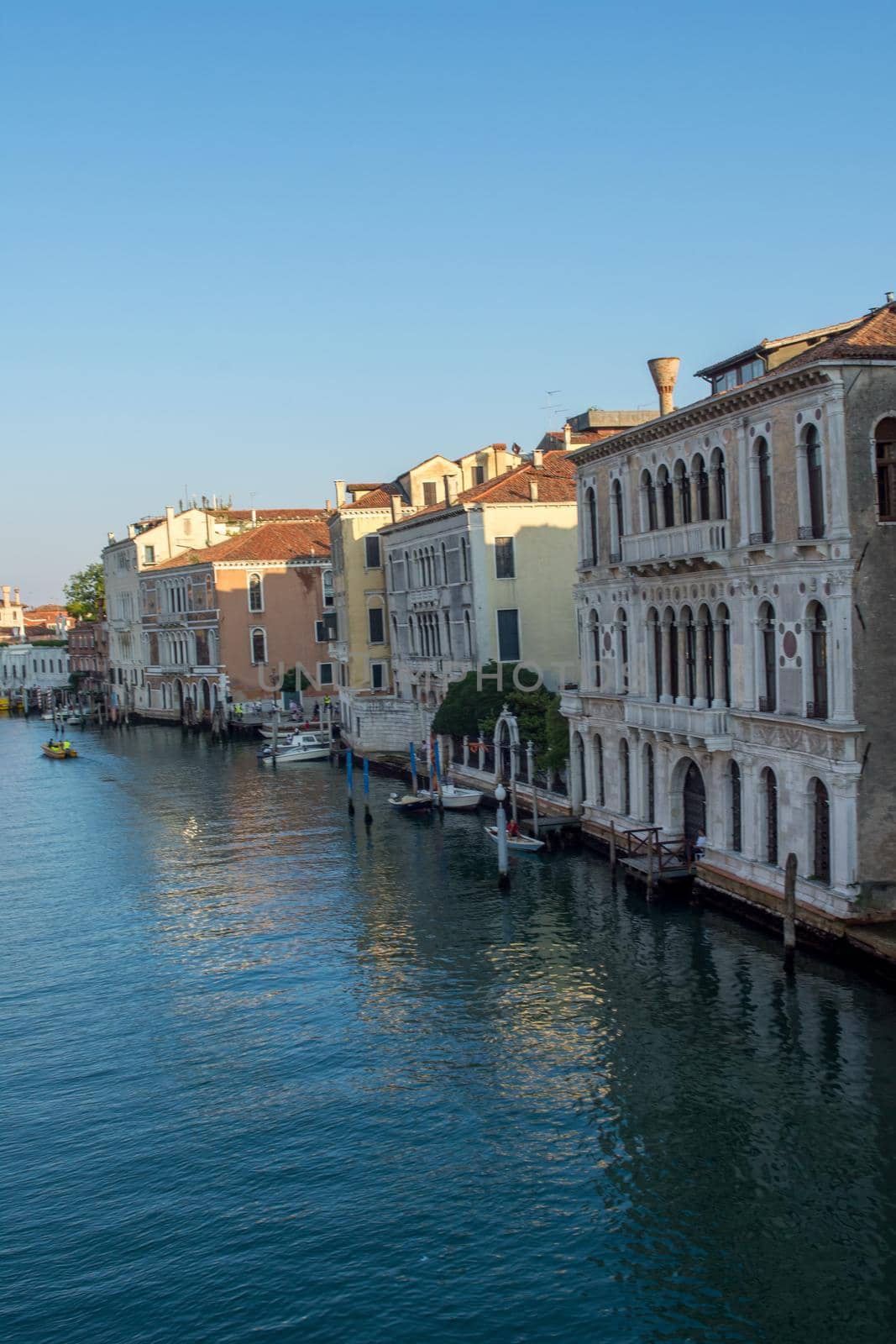 discovery of the city of Venice and its small canals and romantic alleys, Italy