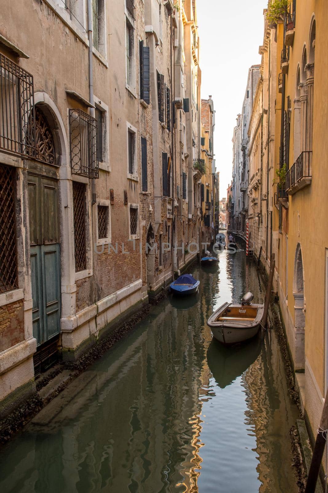 discovery of the city of Venice and its small canals and romantic alleys, Italy