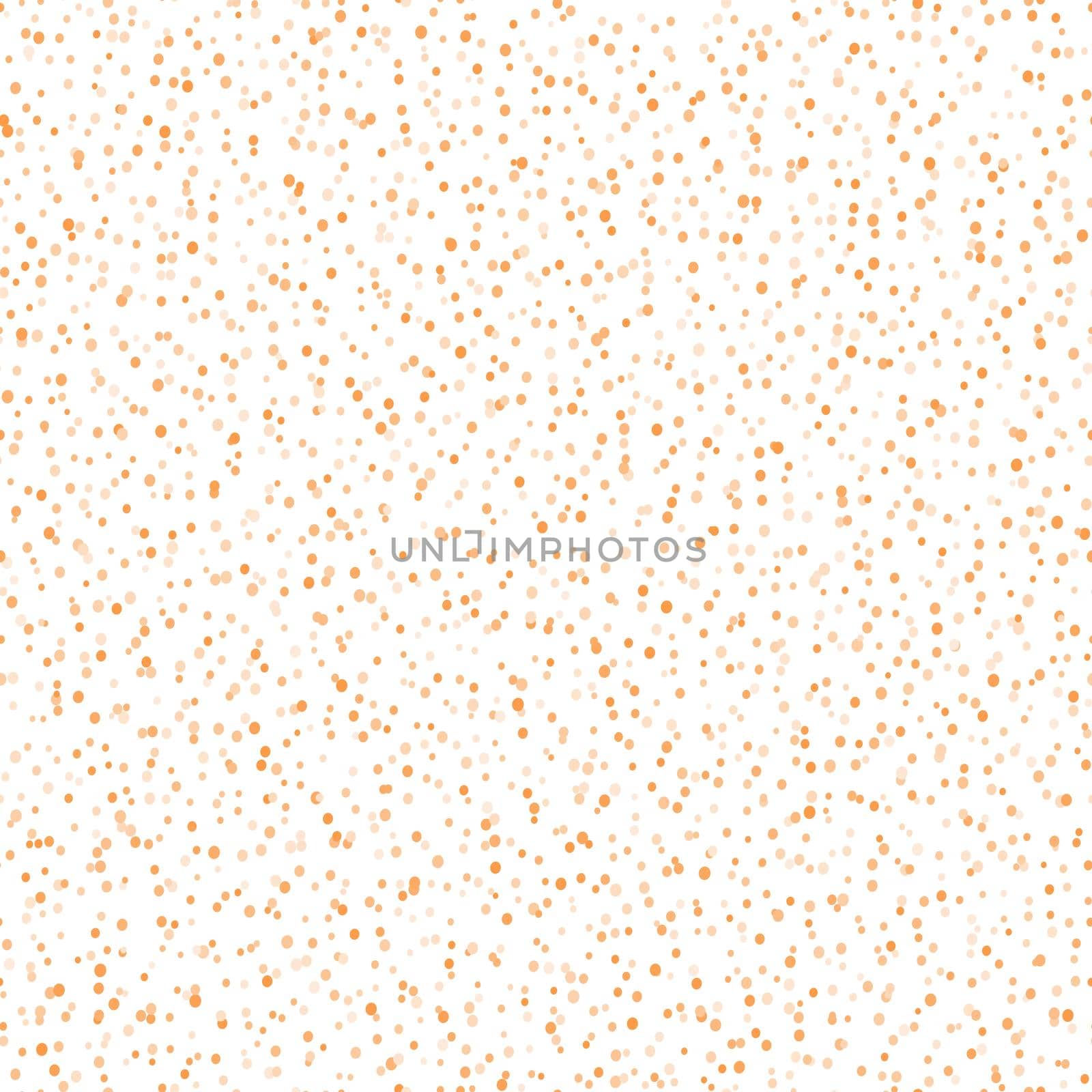 Abstract fashion polka dots background. White seamless pattern with beige gradient circles. Template design for invitation, poster, card, flyer, banner, textile, fabric.