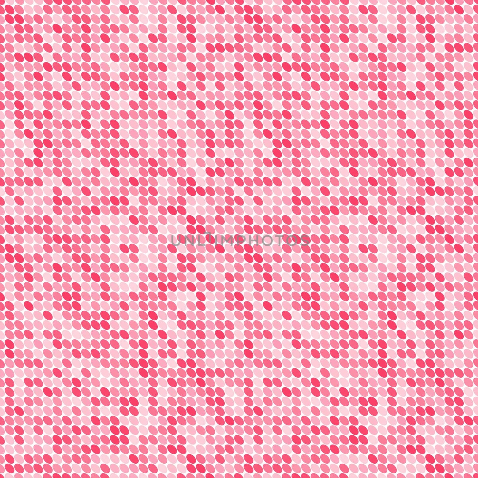 Abstract fashion polka dots background. White seamless pattern with pink gradient circles. Template design for invitation, poster, card, flyer, banner, textile, fabric
