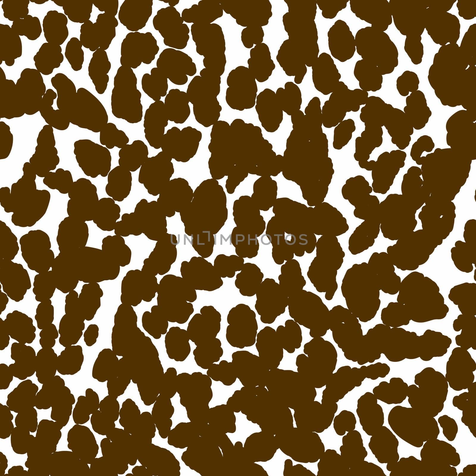 Abstract modern leopard seamless pattern. Animals trendy background. Brown and black decorative vector stock illustration for print, card, postcard, fabric, textile. Modern ornament of stylized skin.