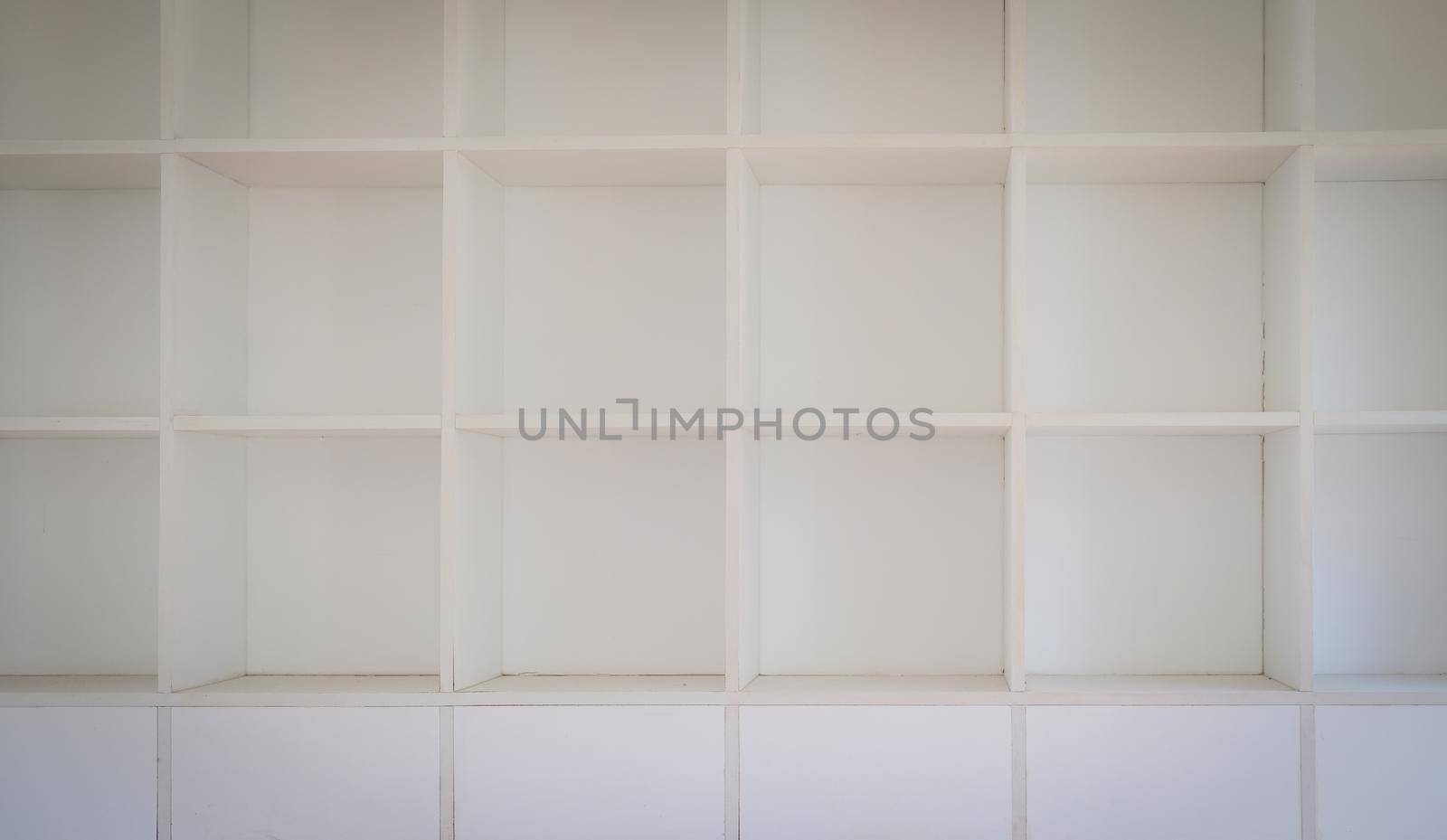 white empty store shelf shelves bookcase bookshelf cabinet in shop