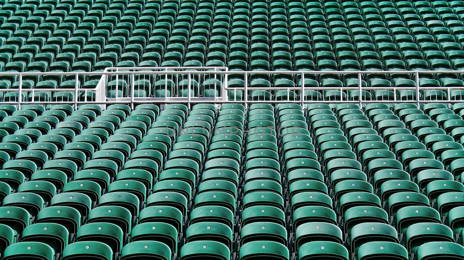 Rows of stadium seating by speedfighter