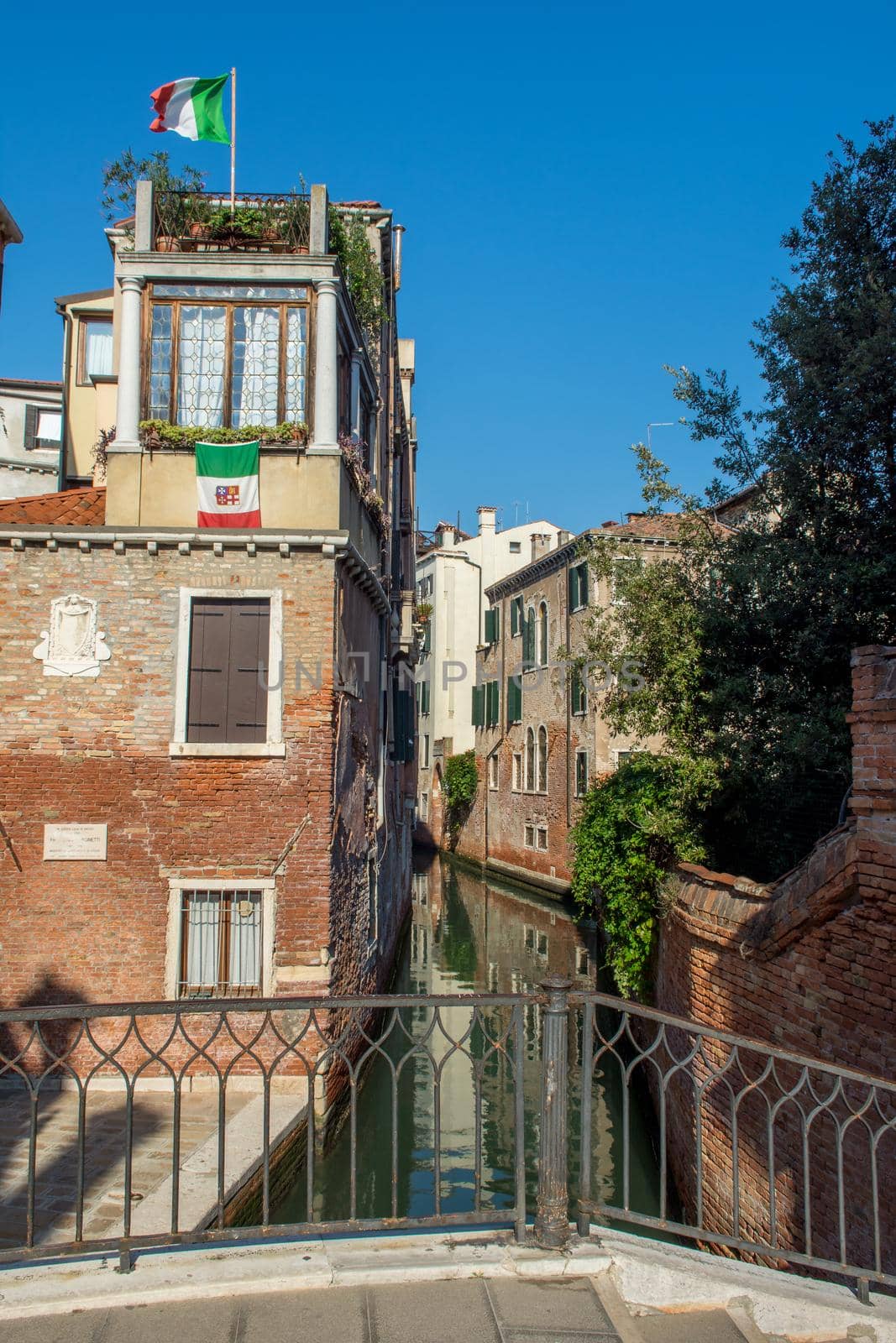 discovery of the city of Venice and its small canals and romantic alleys, Italy