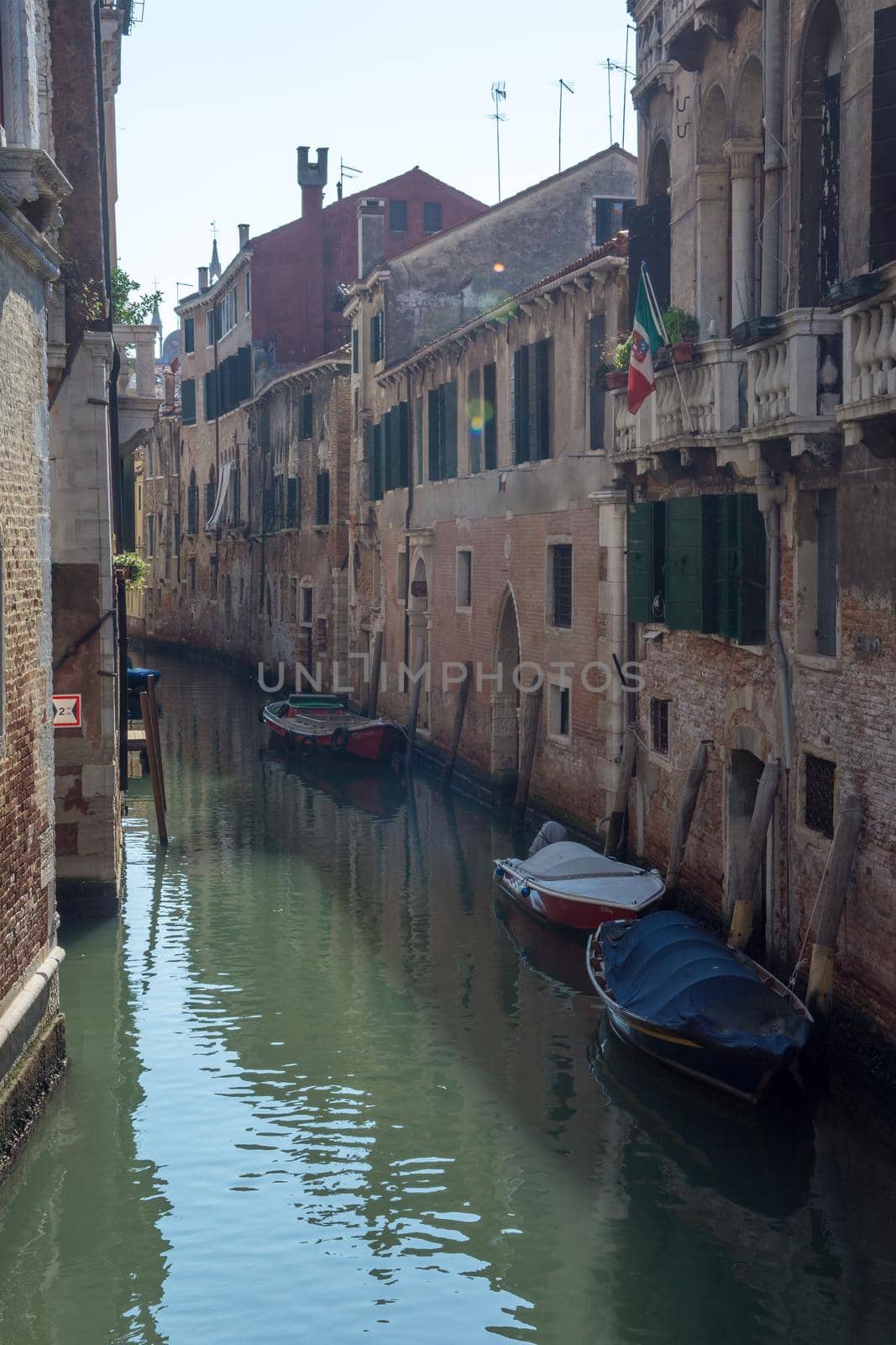 discovery of the city of Venice and its small canals and romantic alleys, Italy