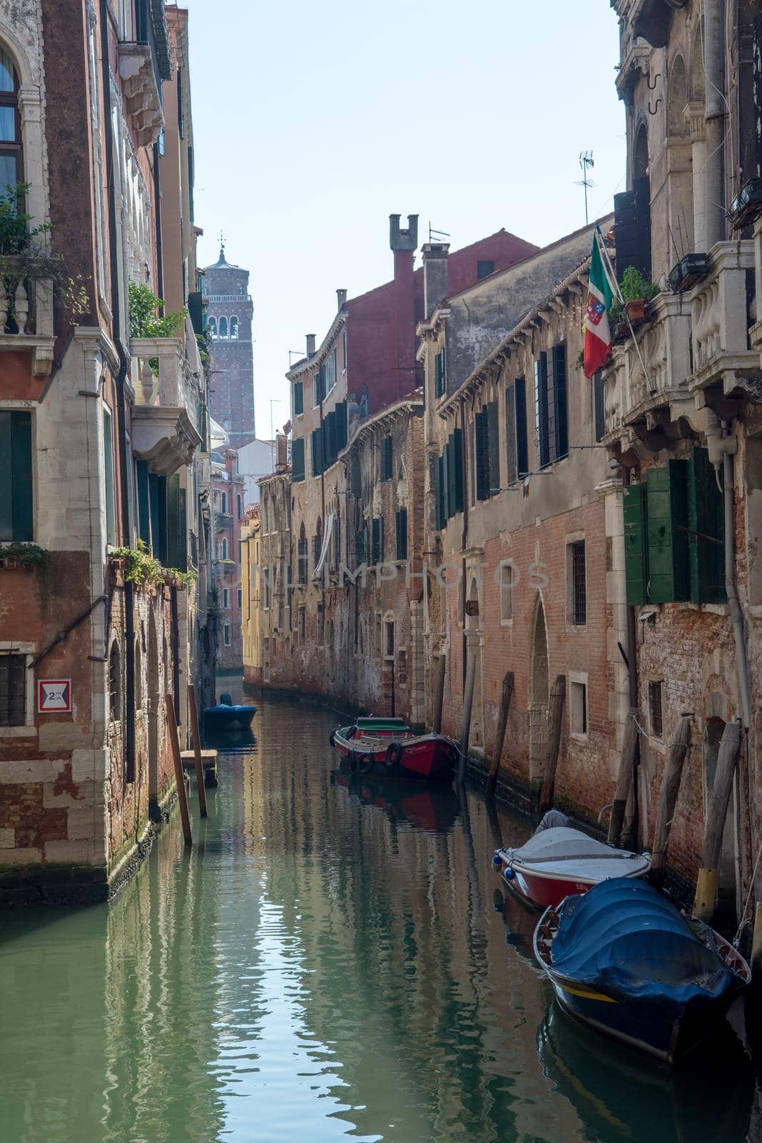 discovery of the city of Venice and its small canals and romantic alleys, Italy