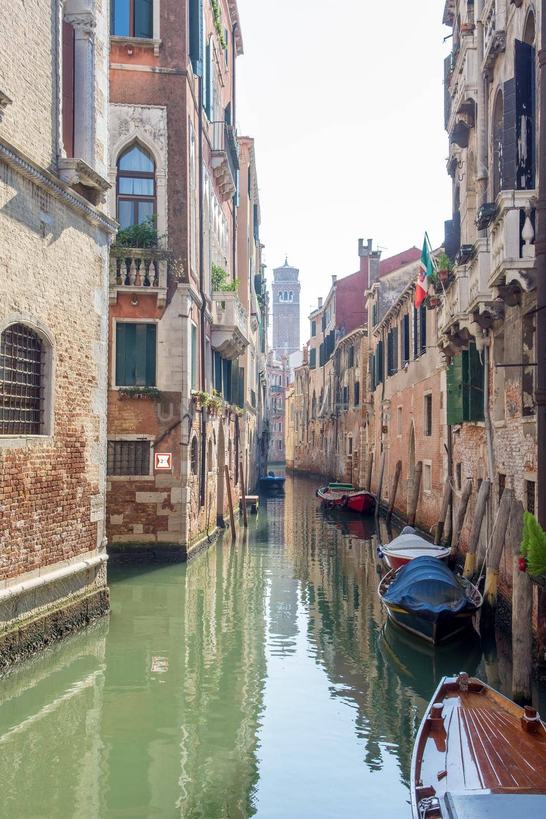 discovery of the city of Venice and its small canals and romantic alleys, Italy