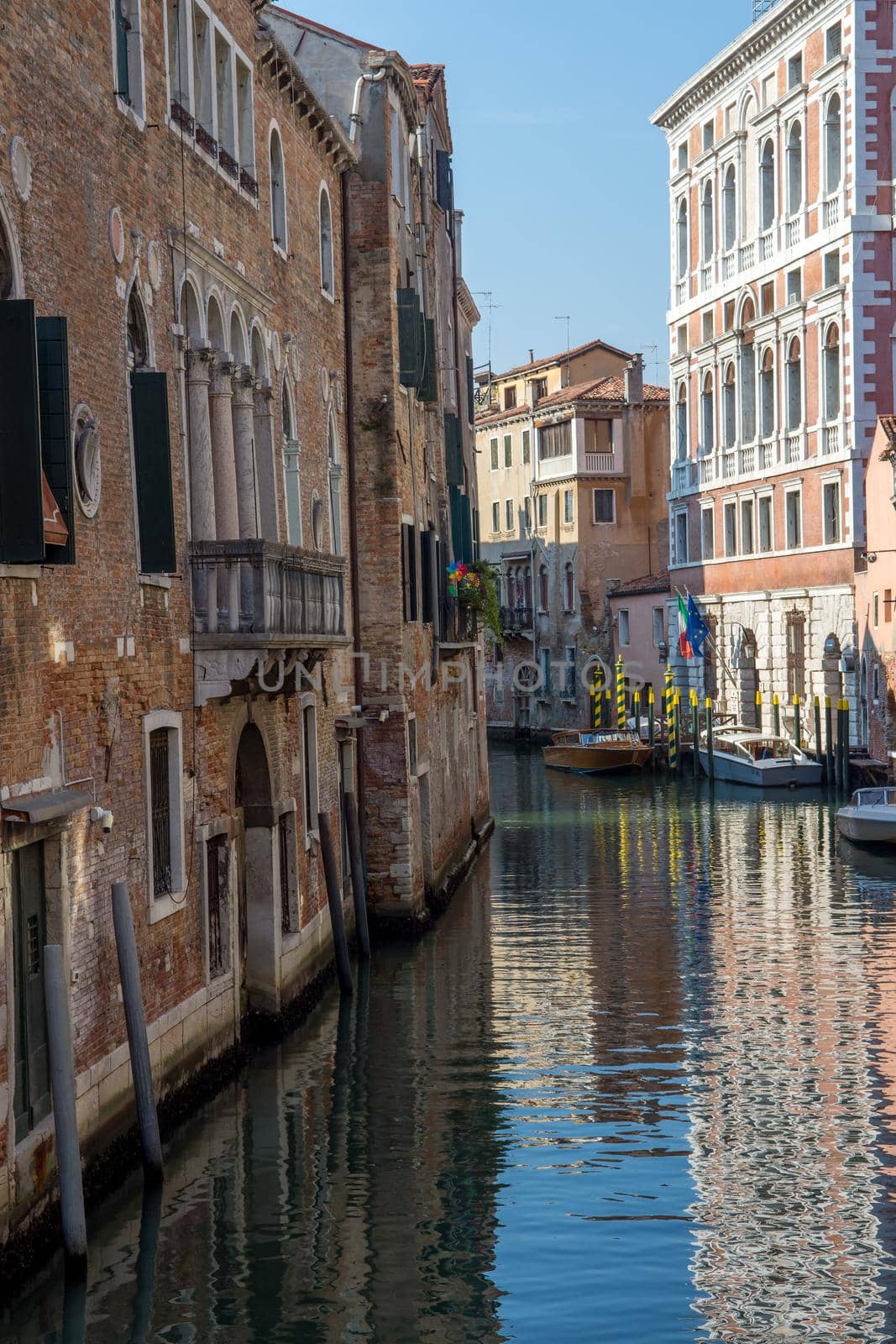 discovery of the city of Venice and its small canals and romantic alleys, Italy