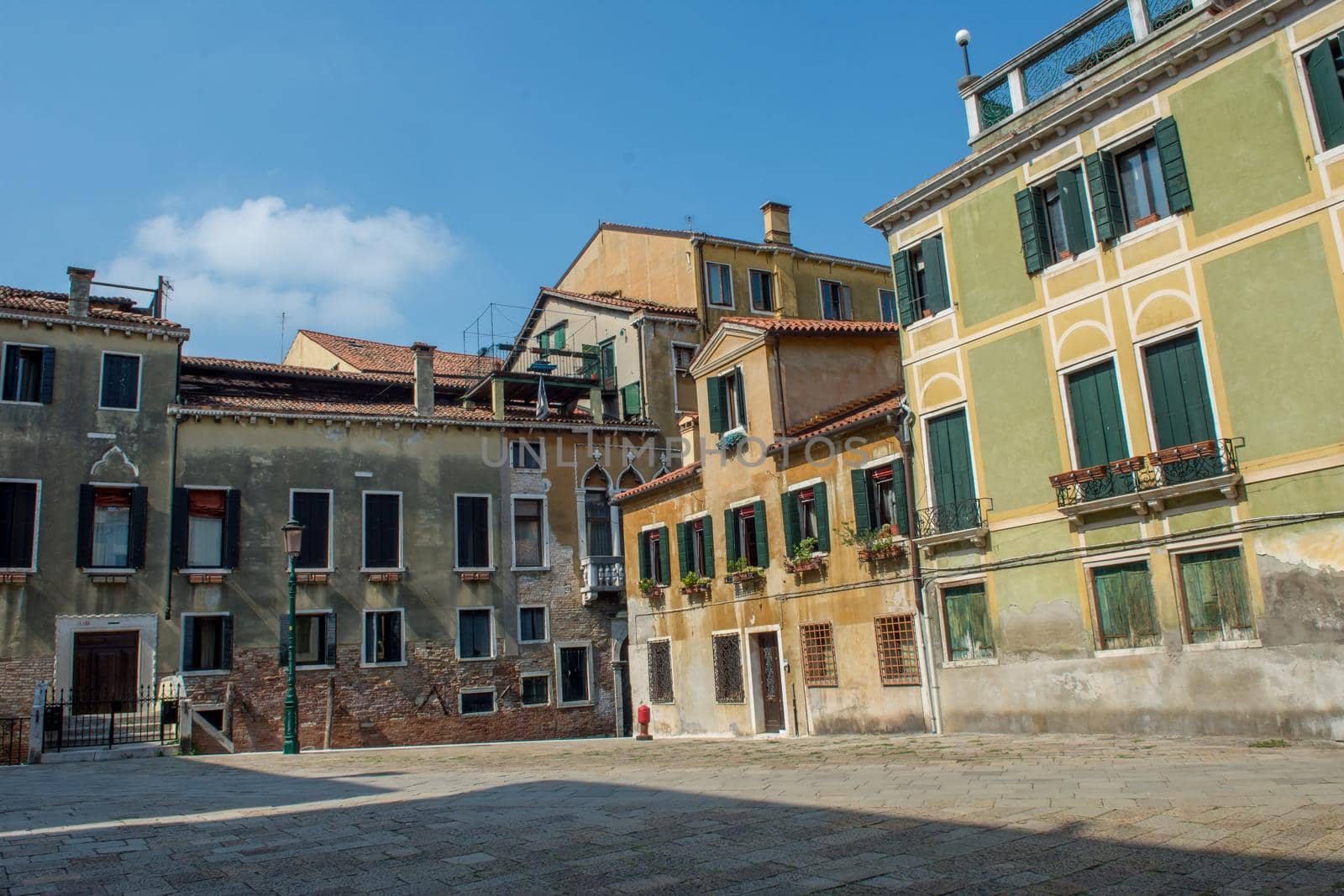 discovery of the city of Venice and its small canals and romantic alleys, Italy