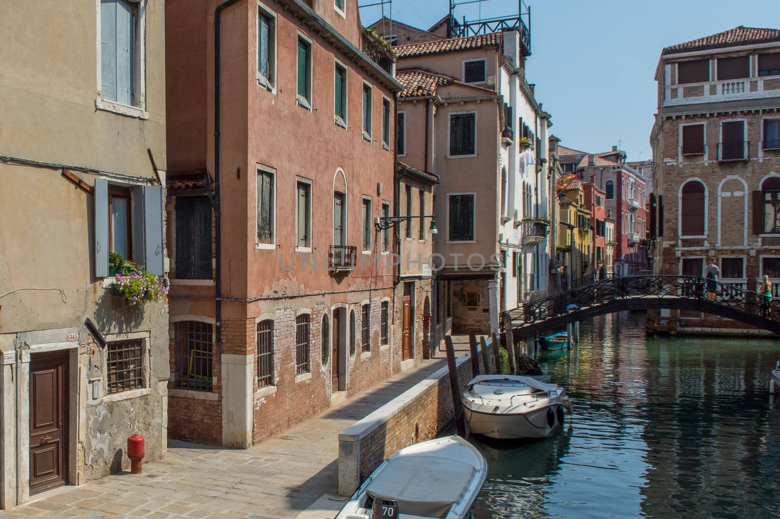 discovery of the city of Venice and its small canals and romantic alleys, Italy