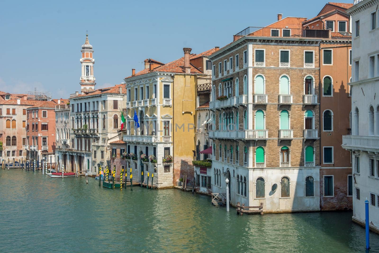 discovery of the city of Venice and its small canals and romantic alleys, Italy