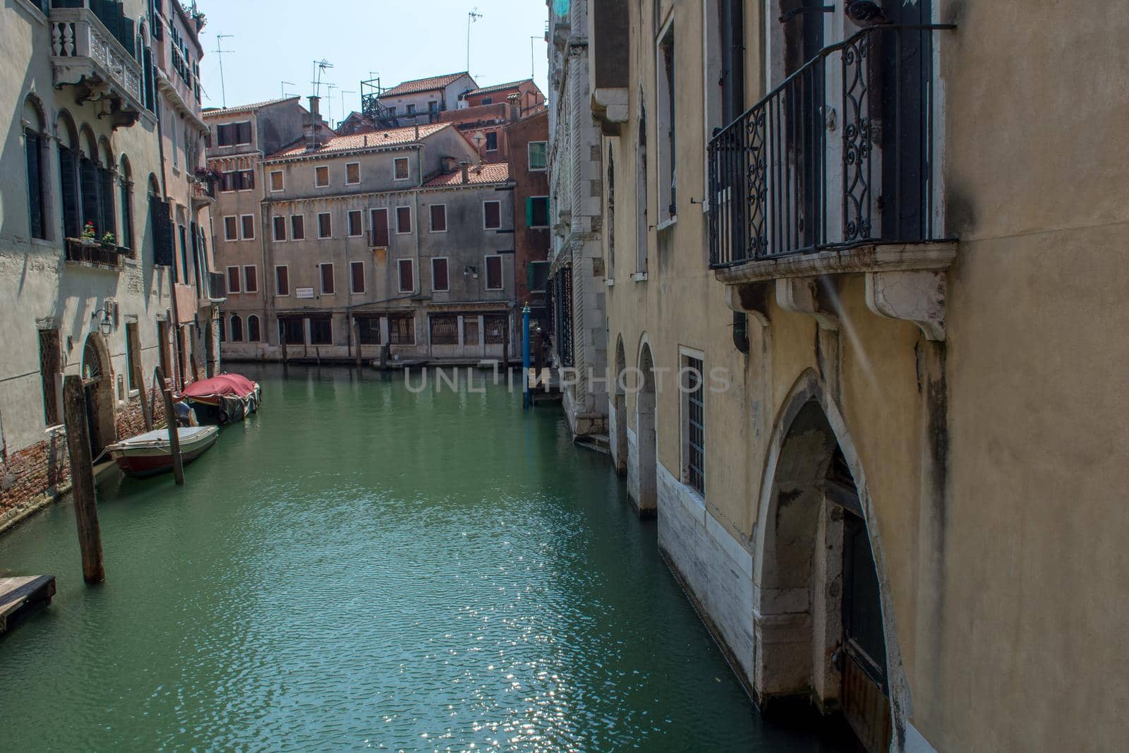 discovery of the city of Venice and its small canals and romantic alleys, Italy