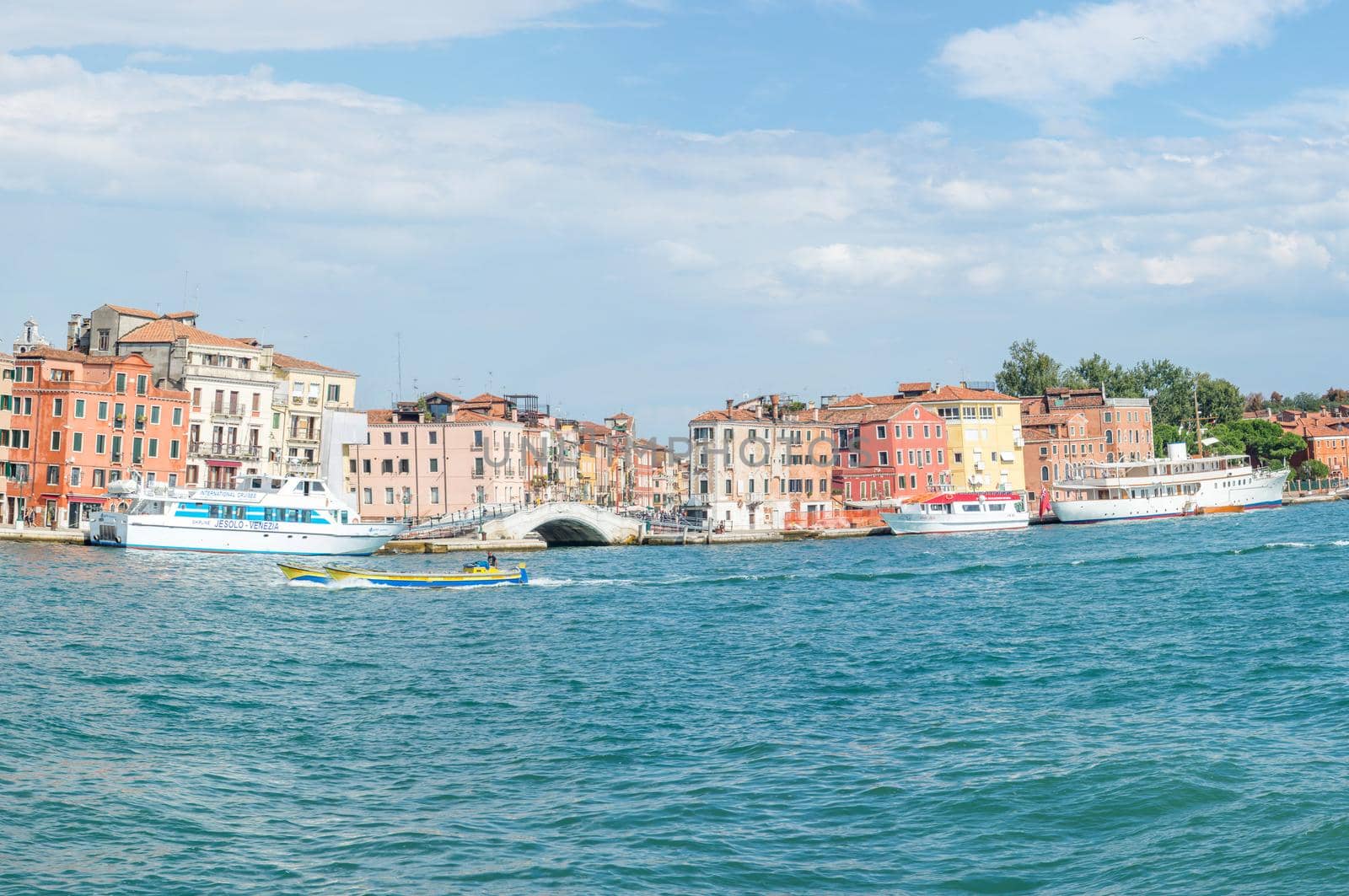 discovery of the city of Venice and its small canals and romantic alleys, Italy