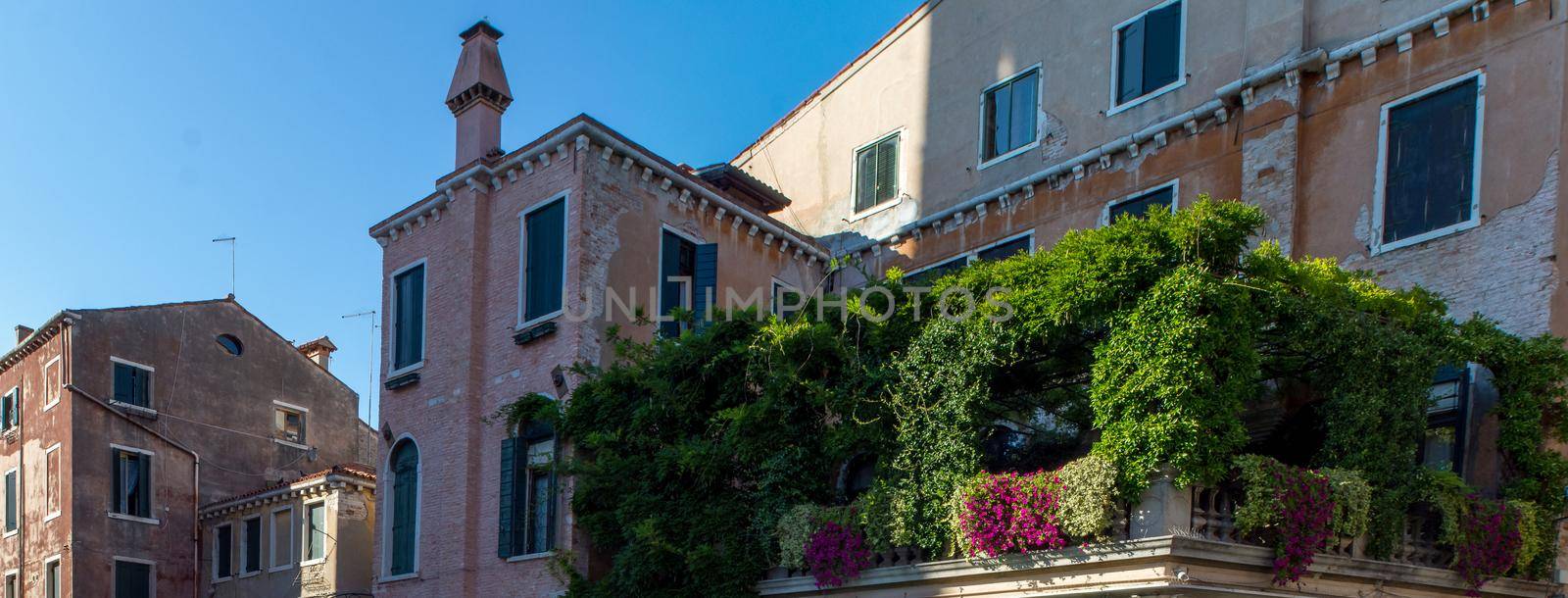 discovery of the city of Venice and its small canals and romantic alleys, Italy