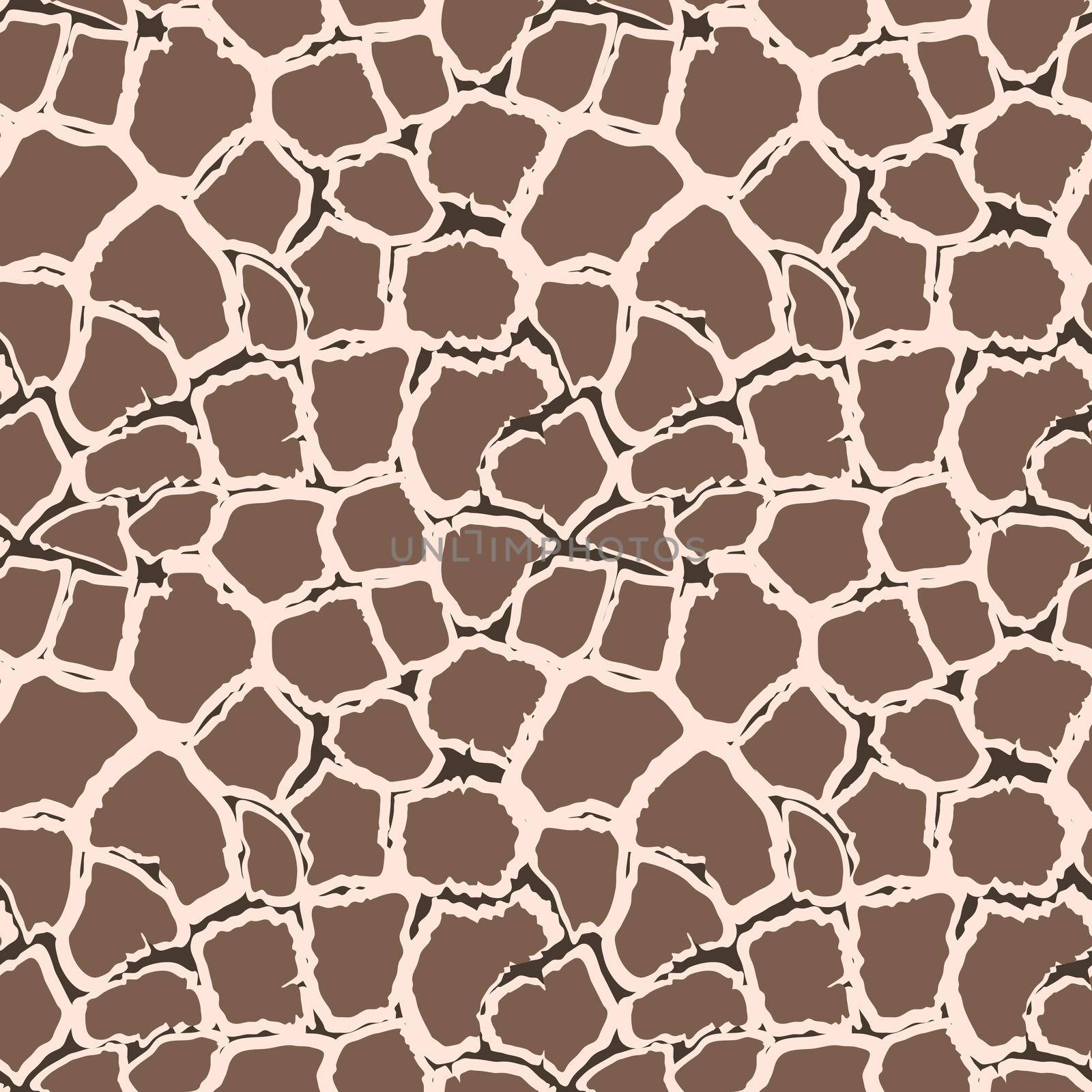 Abstract modern giraffe seamless pattern. Animals trendy background. Beige decorative vector stock illustration for print, card, postcard, fabric, textile. Modern ornament of stylized skin