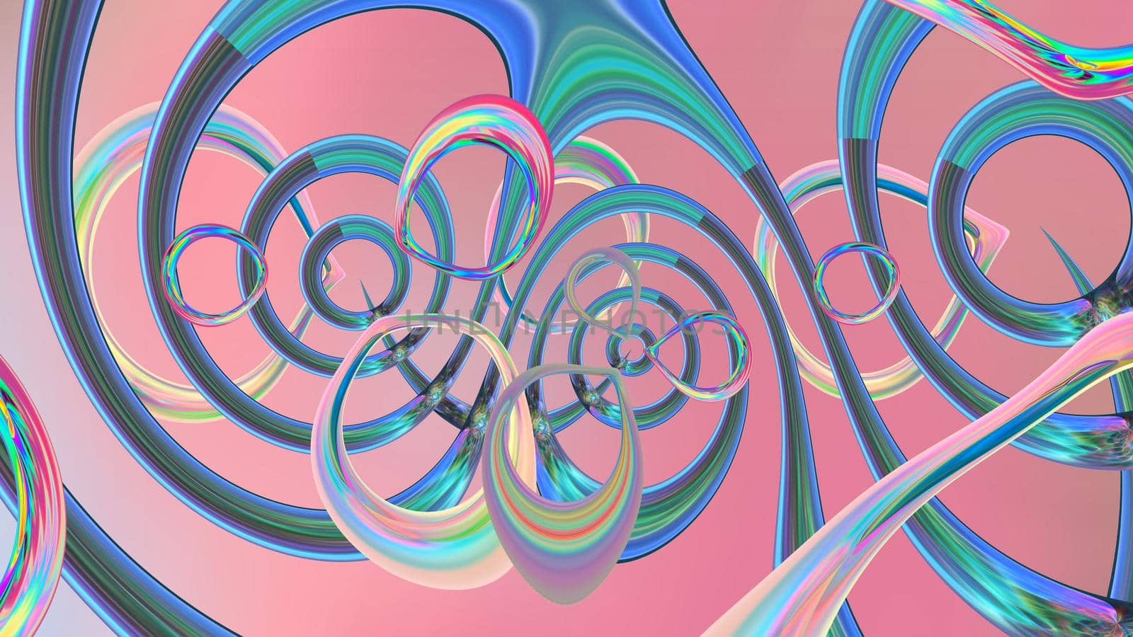 Abstract background with futuristic ornaments. 3d image