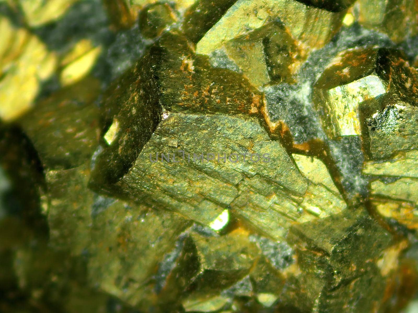 Pyrit, closeup of the gemstone