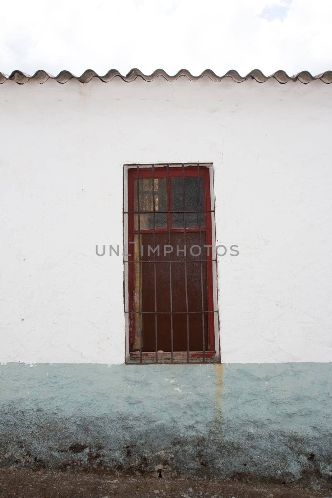 old door in a town house by loopneo