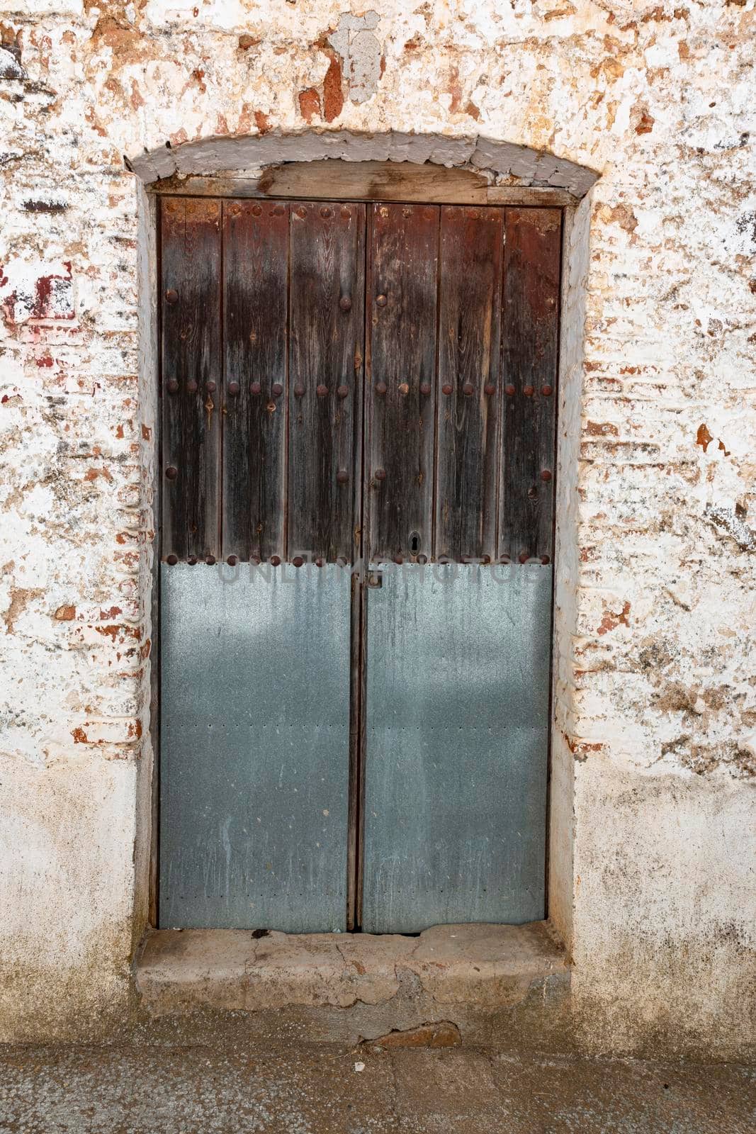 old door in a town house