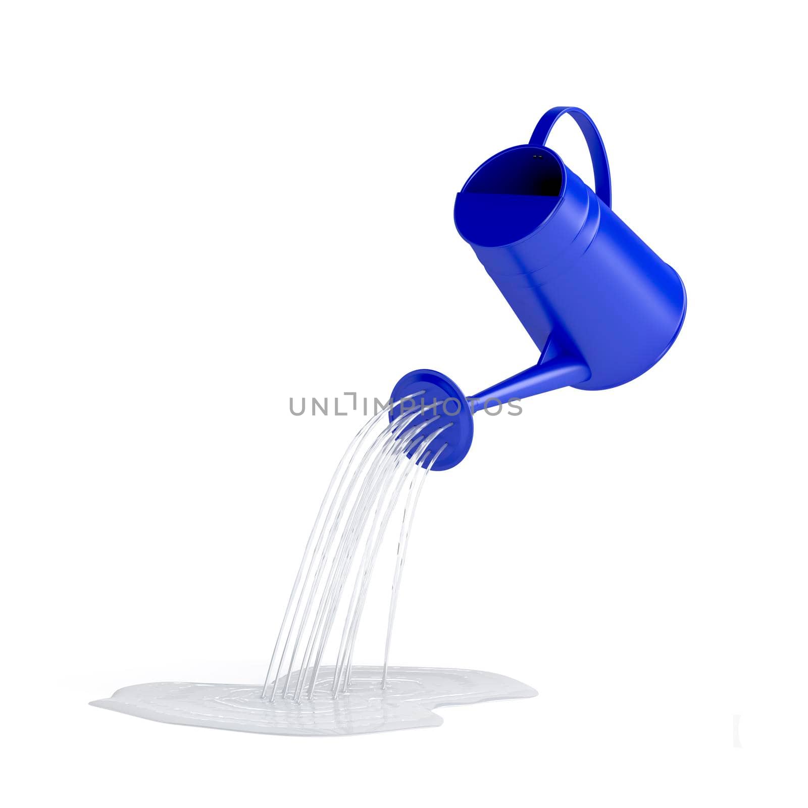 Pouring water with watering can by magraphics